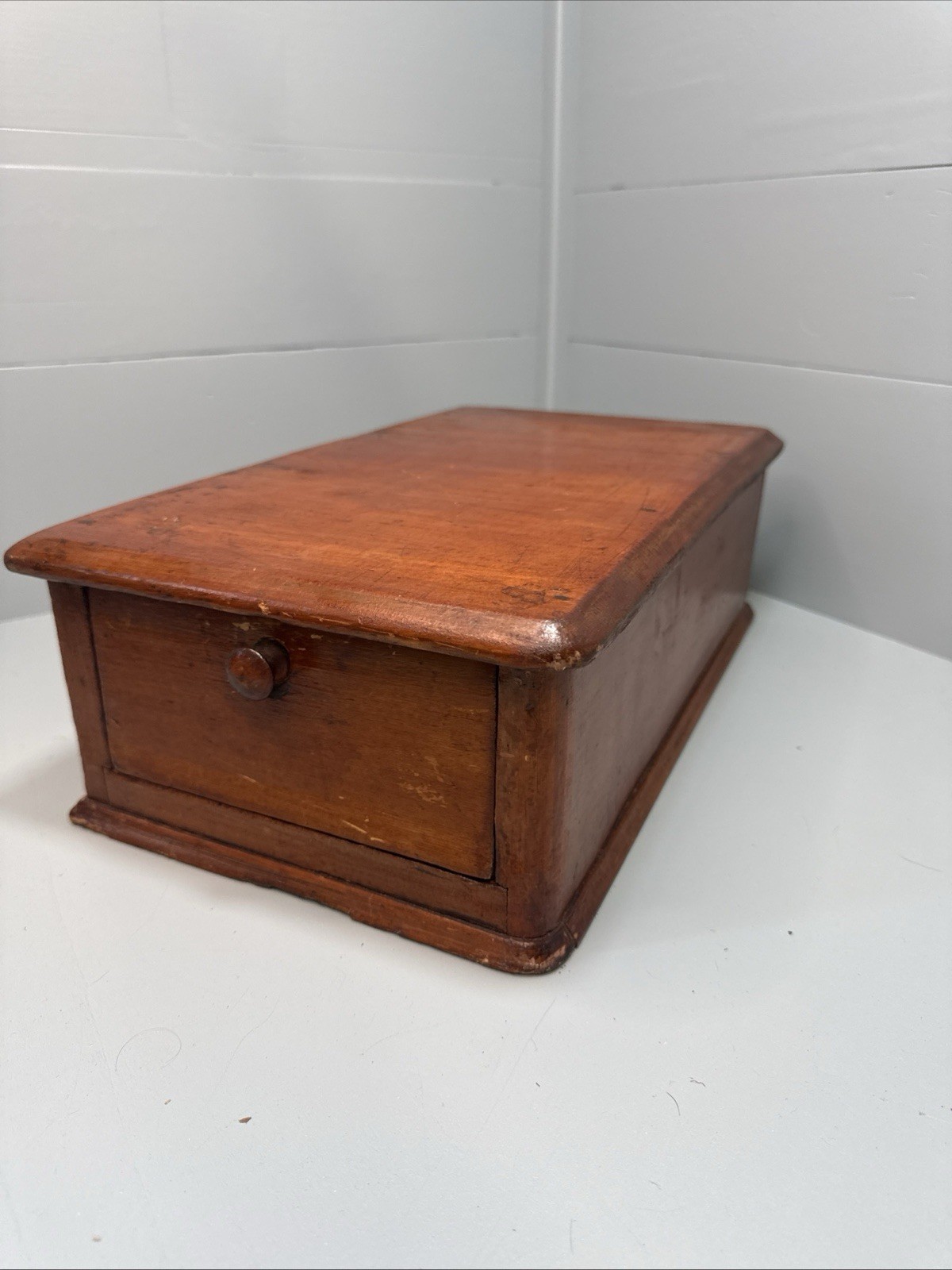 Early Handkerchief / Glove Catalog Drawer Dresser Cabinet Primitive Victorian
