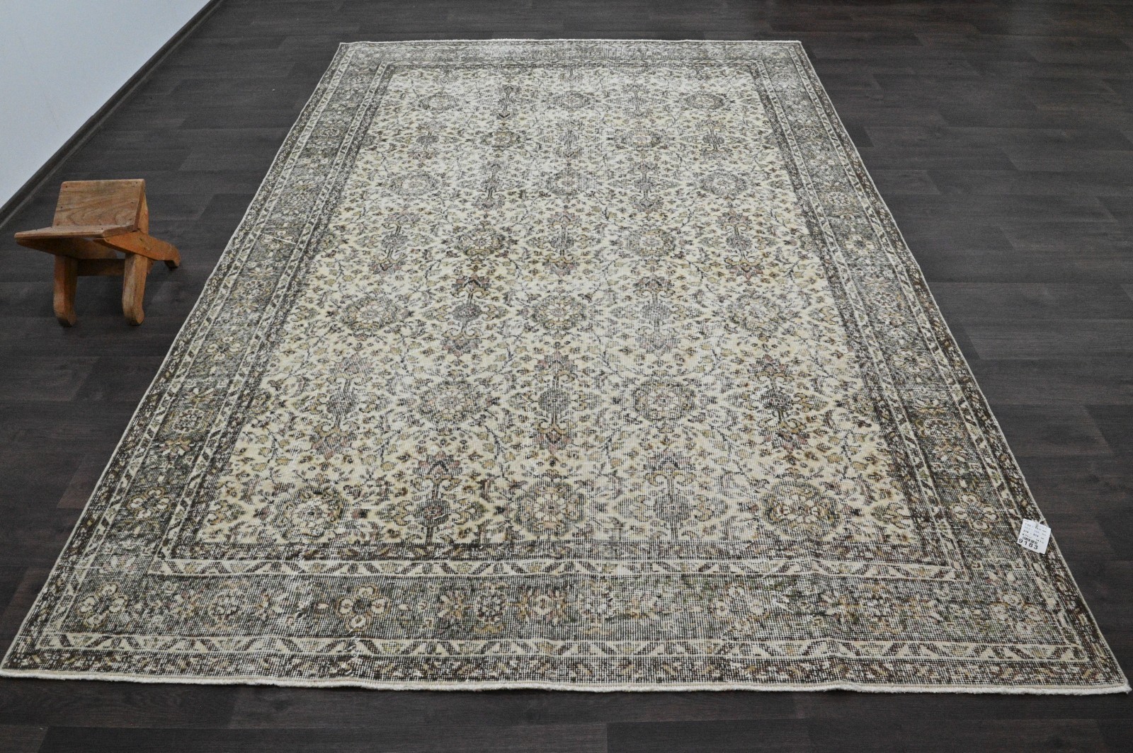 Oushak Turkish Vintage Rug 7×10 Kilim Rug Anatolian Handmade Boho Decor BEIGE