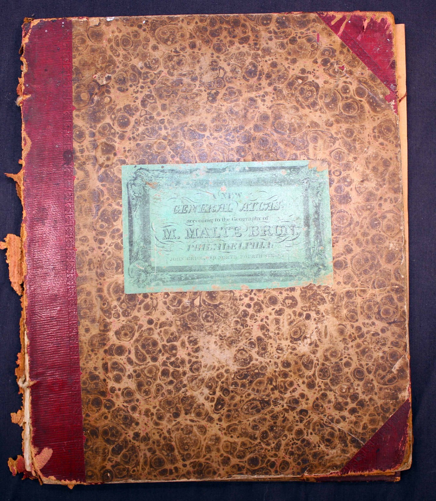 1832 Persia Arabia M. Malte-Brun Color Map J.H. Young Afghanistan Iran Tartary