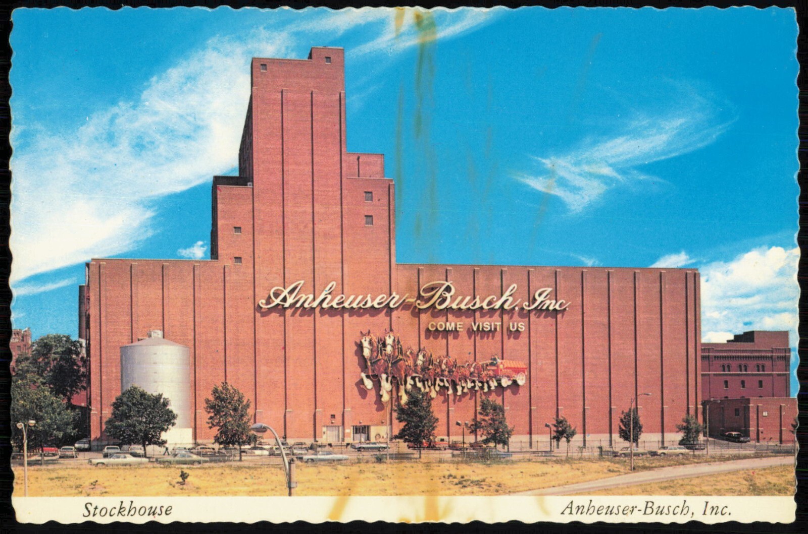 Anheuser Busch, Inc. Stockhouse, St. Louis Missouri Postcard
