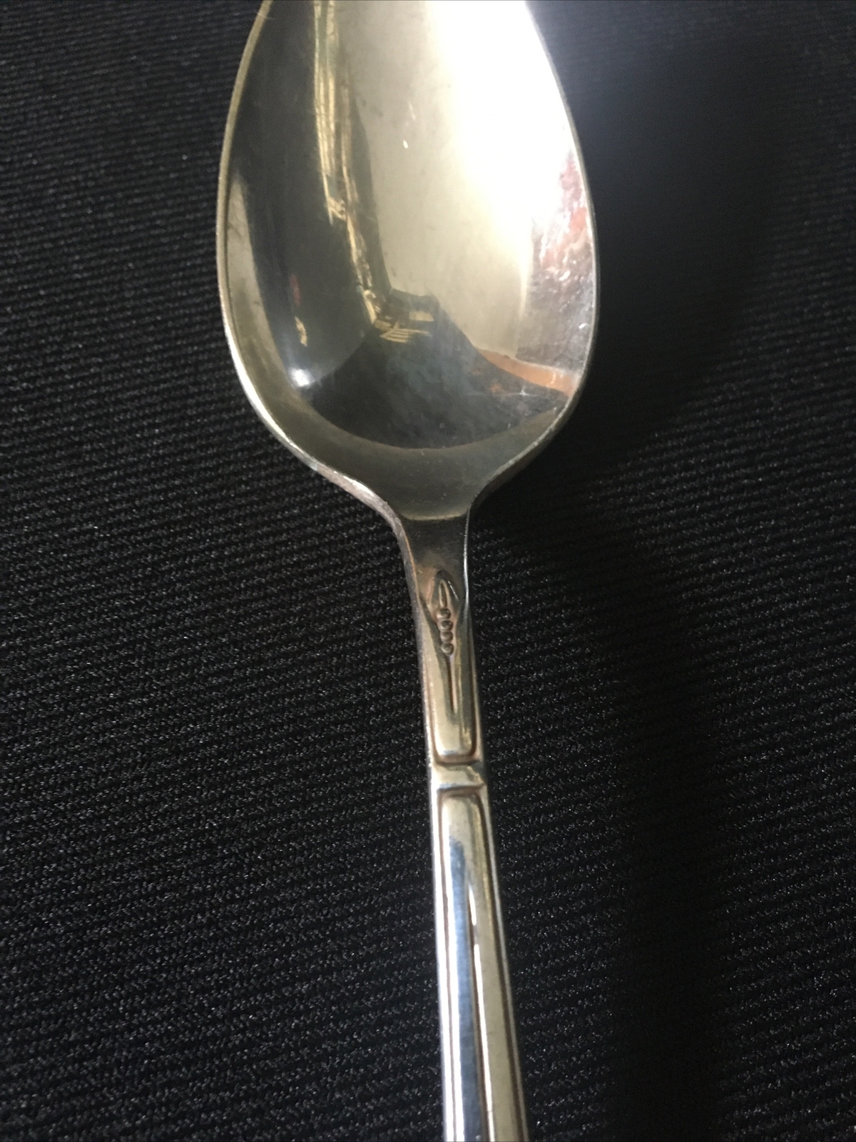 4 Rogers & Bros 1933 Art Deco “Inspiration Corn” Reinforced Plate Tablespoons