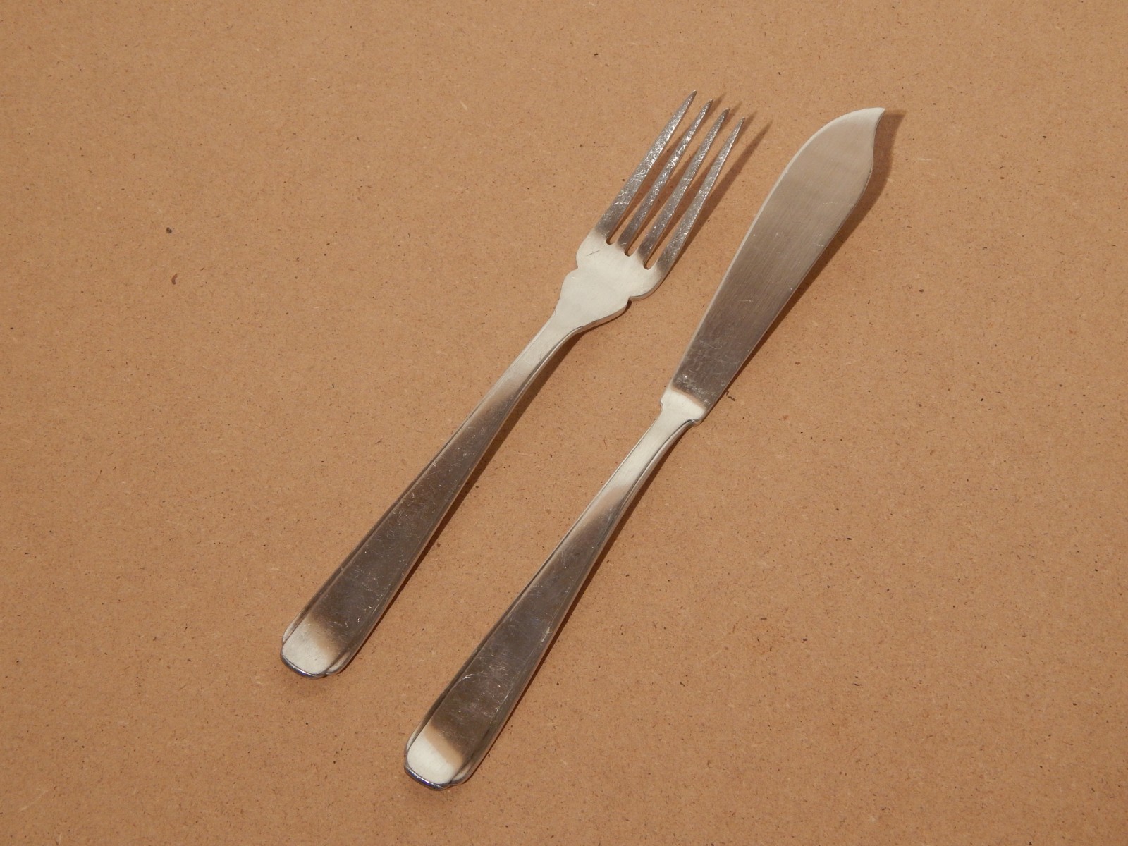 Vintage Art Deco Broggi Milano Set Of 10 Fish Cutlery Silver Plated Alpaca
