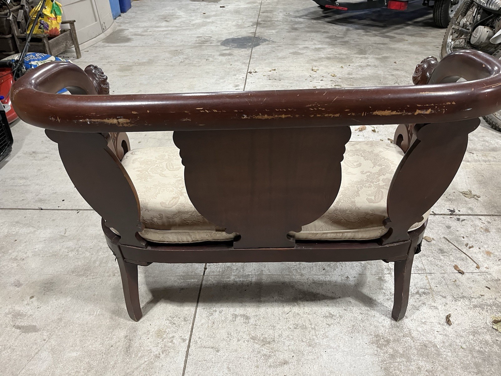 Carved Settee
