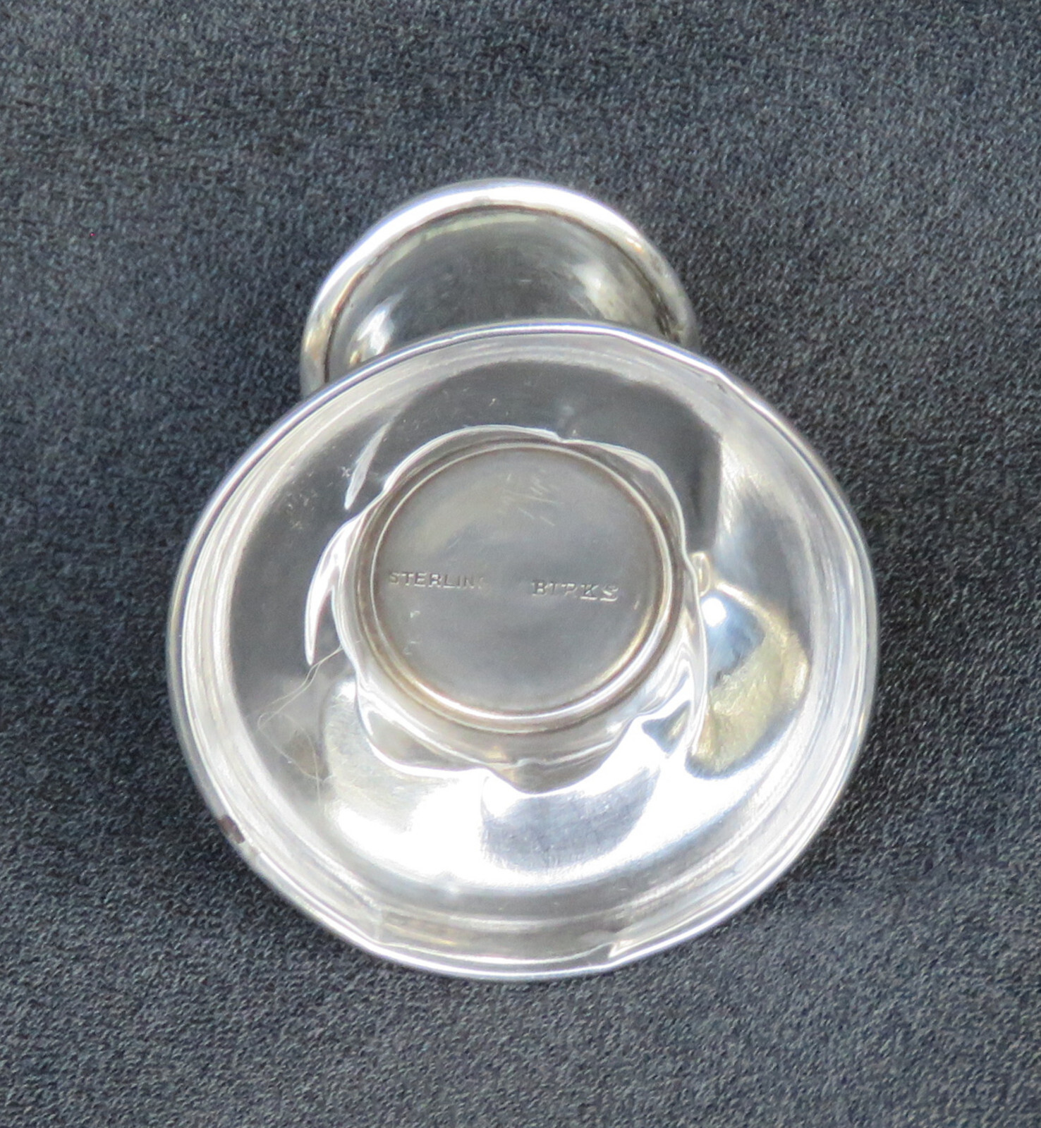 ANTIQUE EDWARDIAN 1890’S BIRKS CANADA STERLING SILVER TOOTHPICK MATCH HOLDER