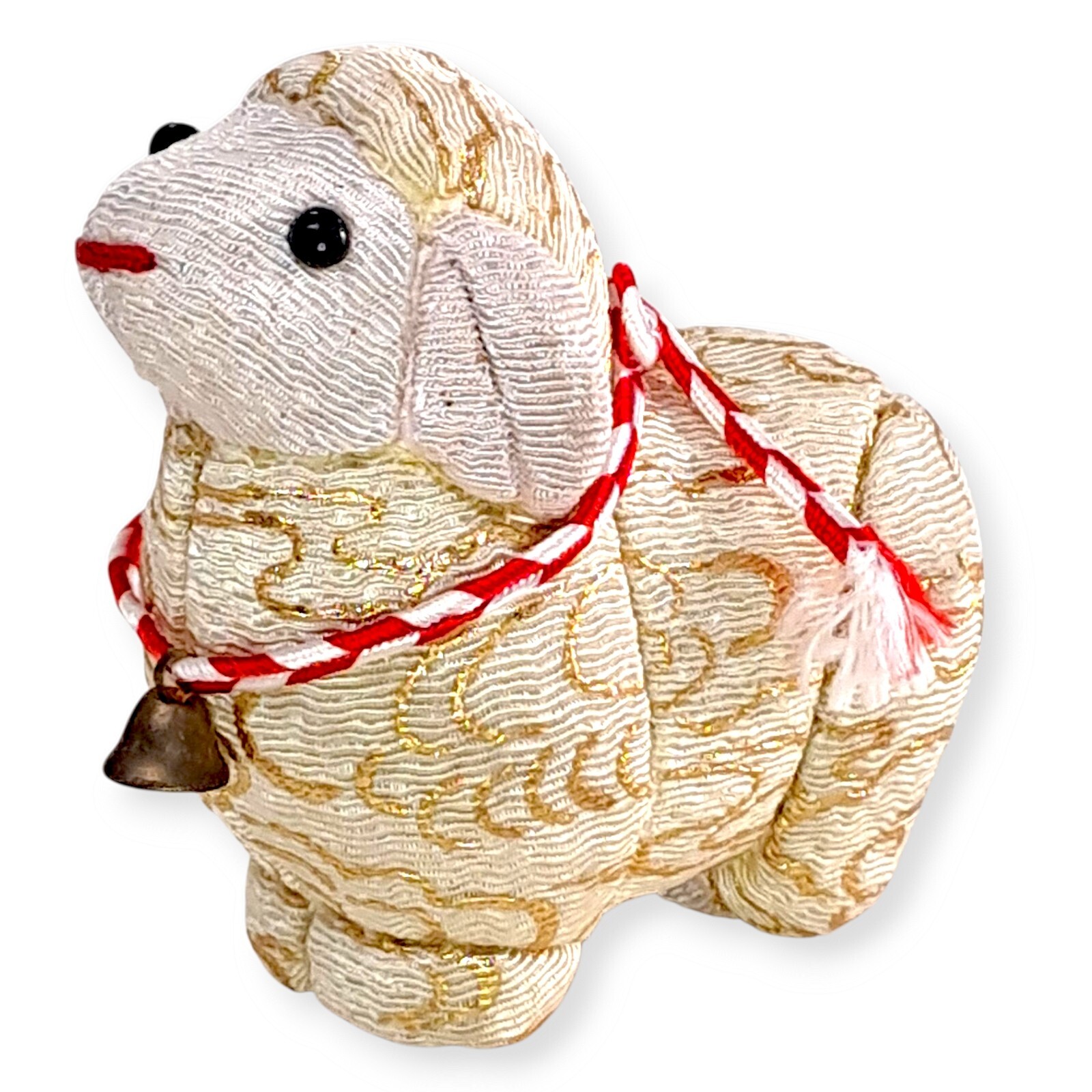 Japanese Kimekomi Doll Zodiac Sheep Goat Craft Animal Ornament Lucky Charm JP S5
