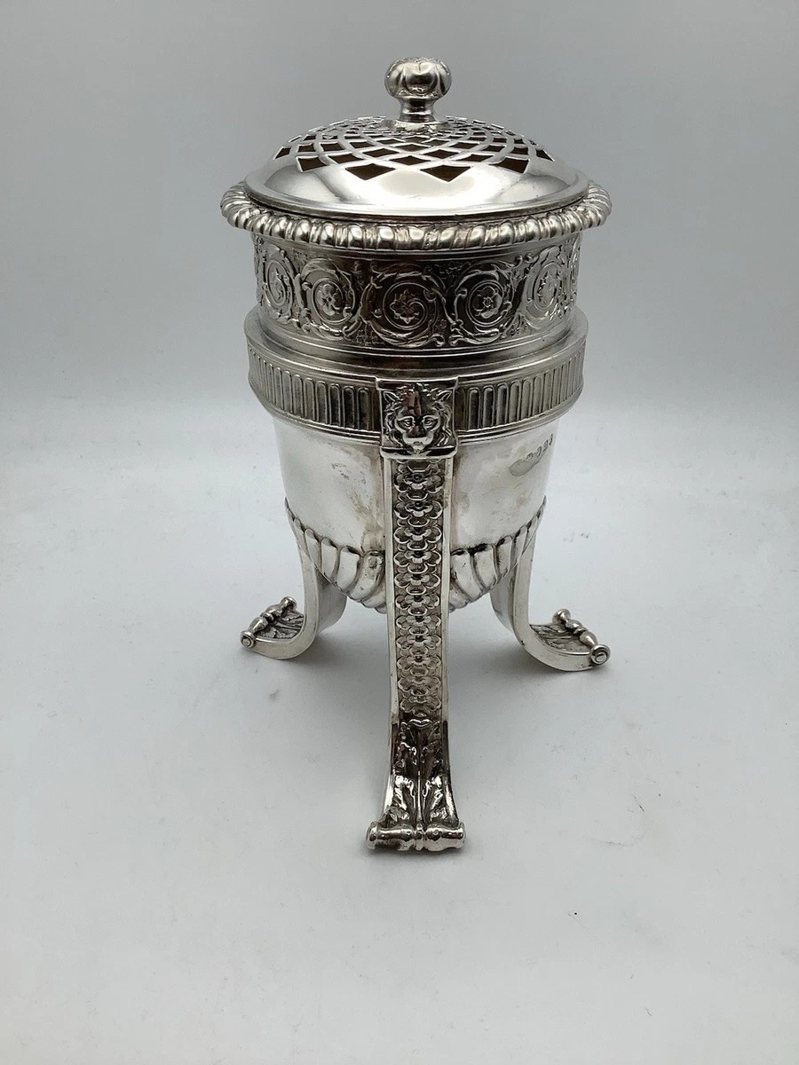 English Regency Neo Classical Silver Pastille Burner Paul Storr London 1811
