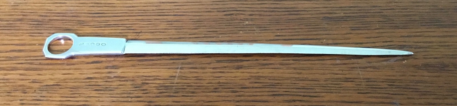 George III Solid Silver Meat Skewer 27.6cm Hallmark London 1806 Soloman Hougham