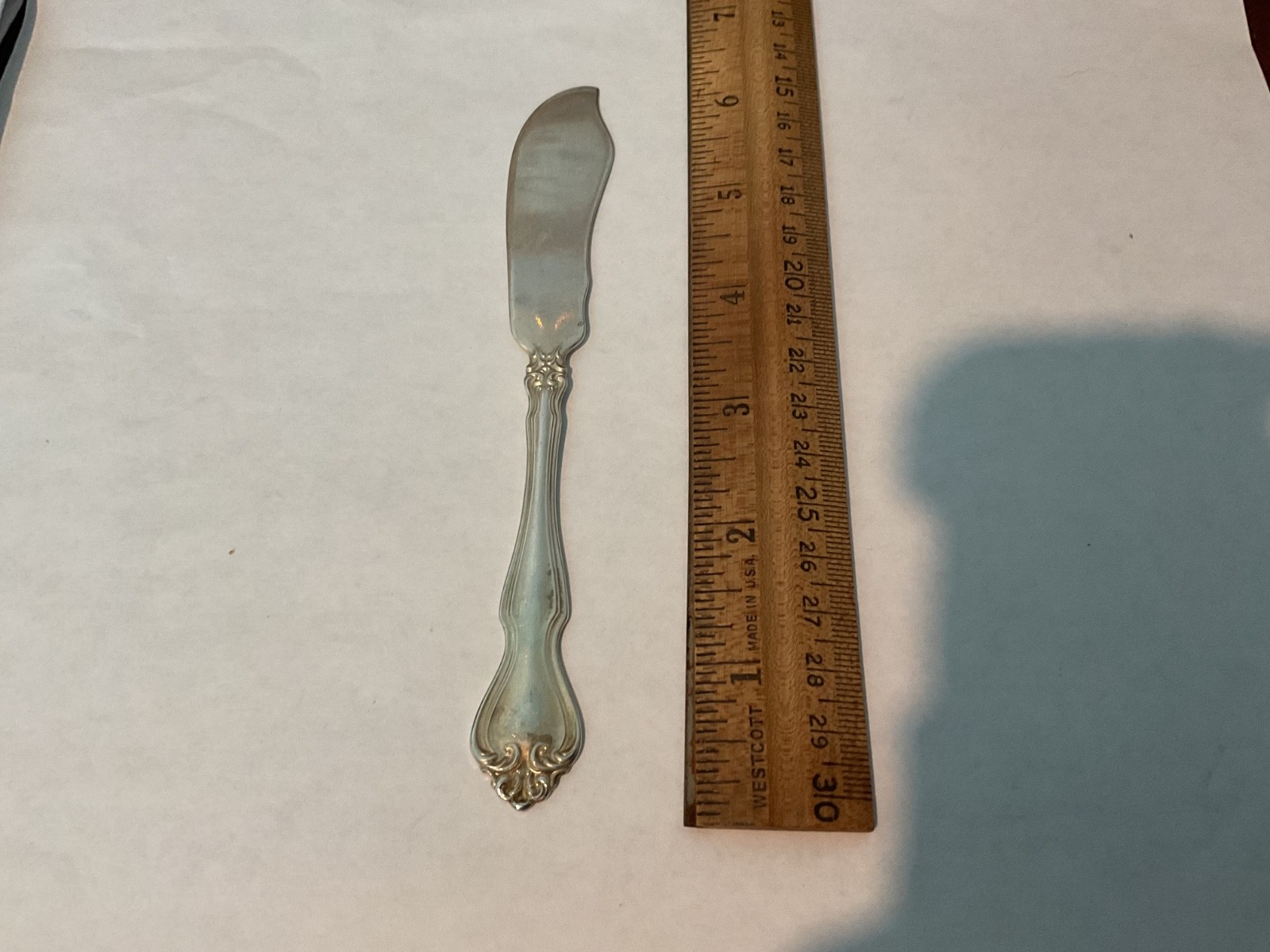 GEORGE & MARTHA by Westmorland Silver Sterling .925 Butter Knife 6.25” 25Grams