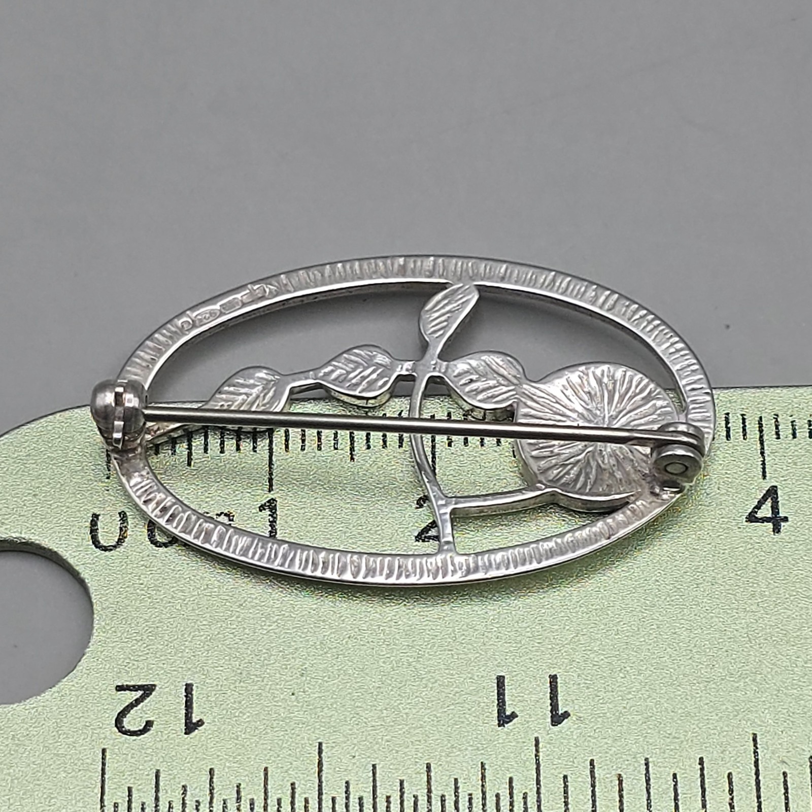 Sterling Silver Glasgow Rose Brooch – Carrick Jewellery CJL Mackintosh Style Pin