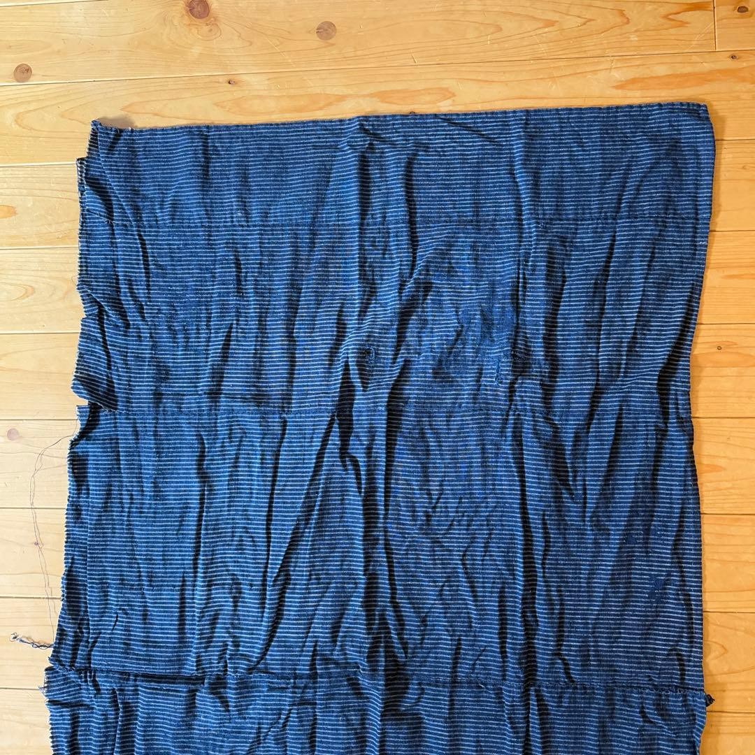 Vintage Japanese Boro Sashiko Patchwork Indigo Cotton Textile 53×31 in