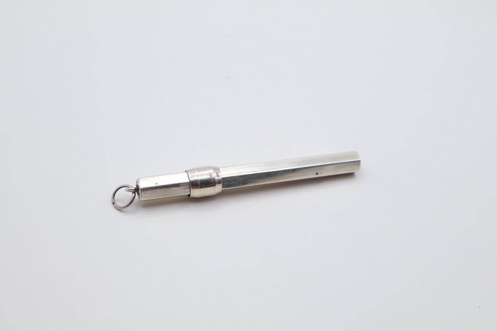 Vintage Sterling Silver Pencil Holder Case Stamped 925