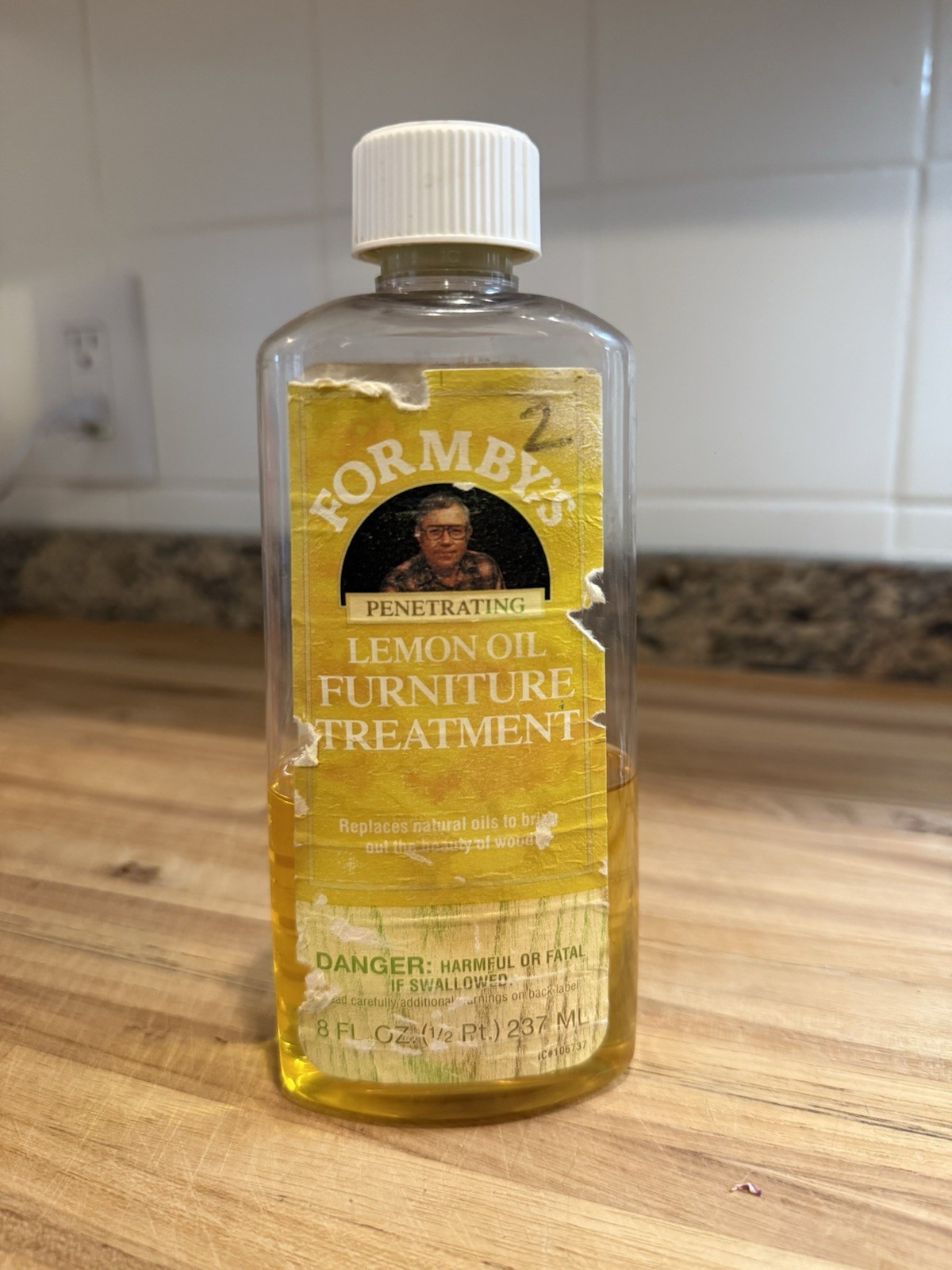 Formby’s Lemon Oil Furniture Treatment 8oz Vintage Discontinued Penetrating Wood