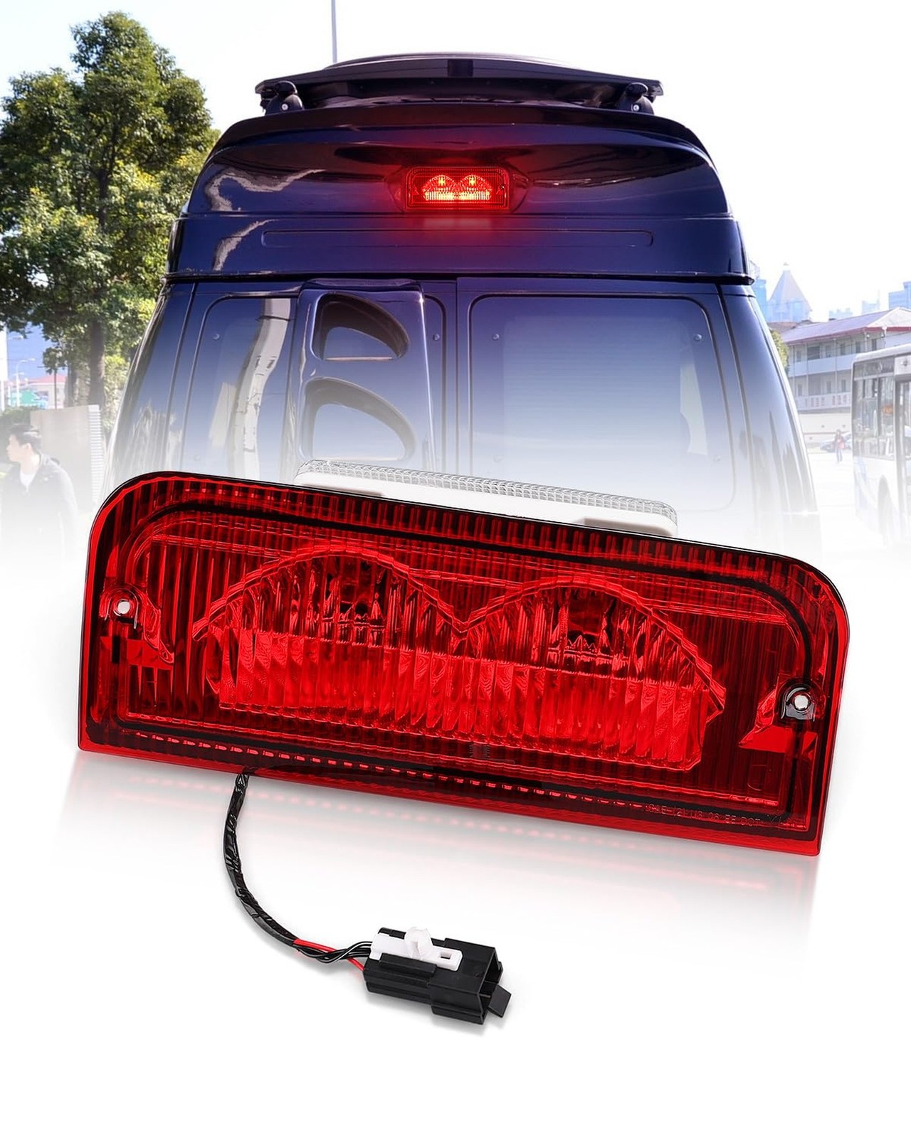 OKLPF Center High Mount Stop LED Light Compatible with 1992-2022 Ford E150 E2…