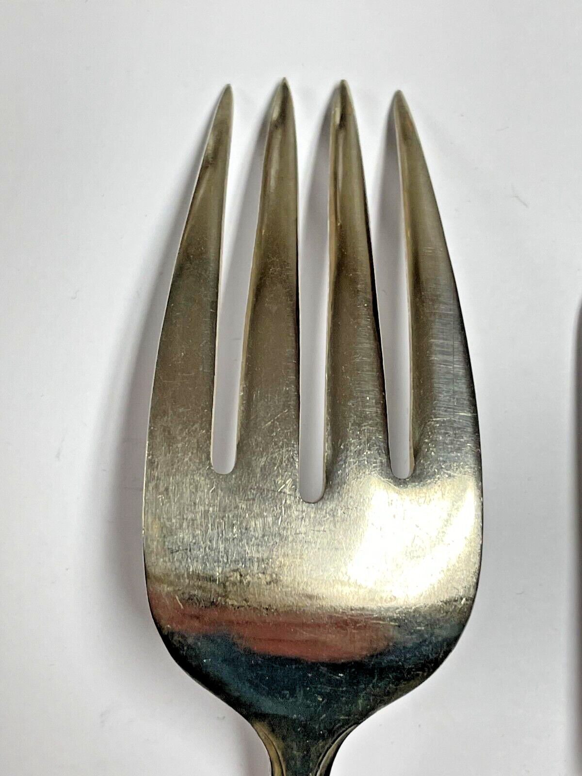 Cunningham Silver Plate Laurel Pattern Serving Fork and Butter Knife
