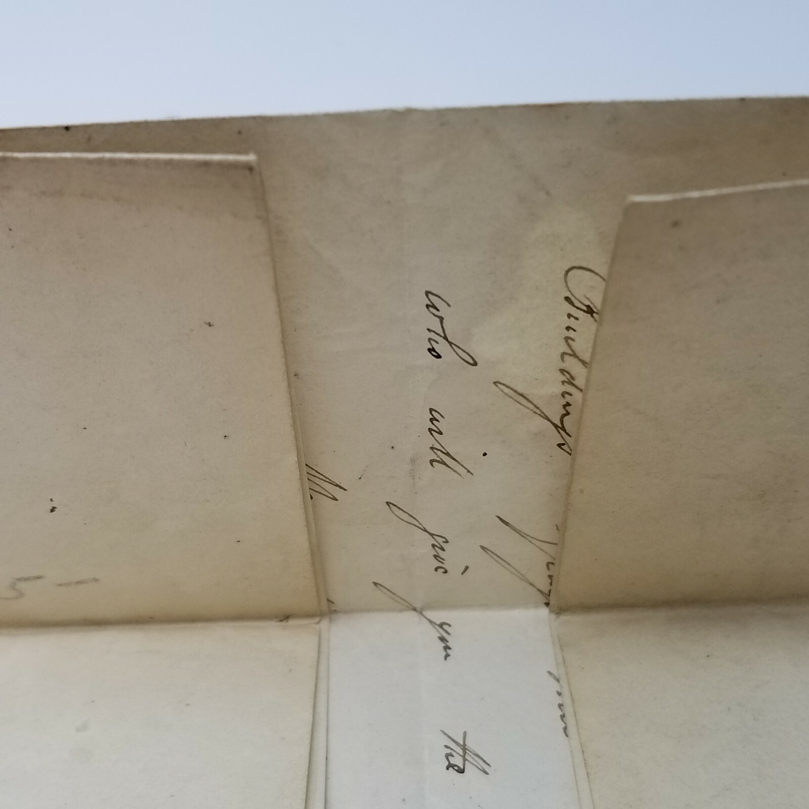 1832 Hand Written Cursive Debt Relief Letter Threadneedle Street London England