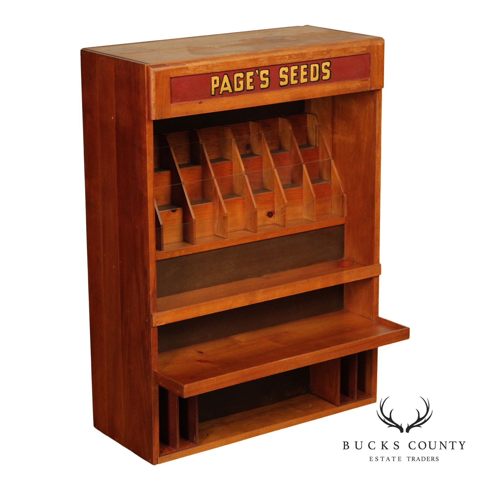Page’s Seeds Country Store Display Cabinet