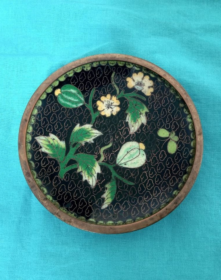 Cloisonne Saucer “Blossom” China Japan