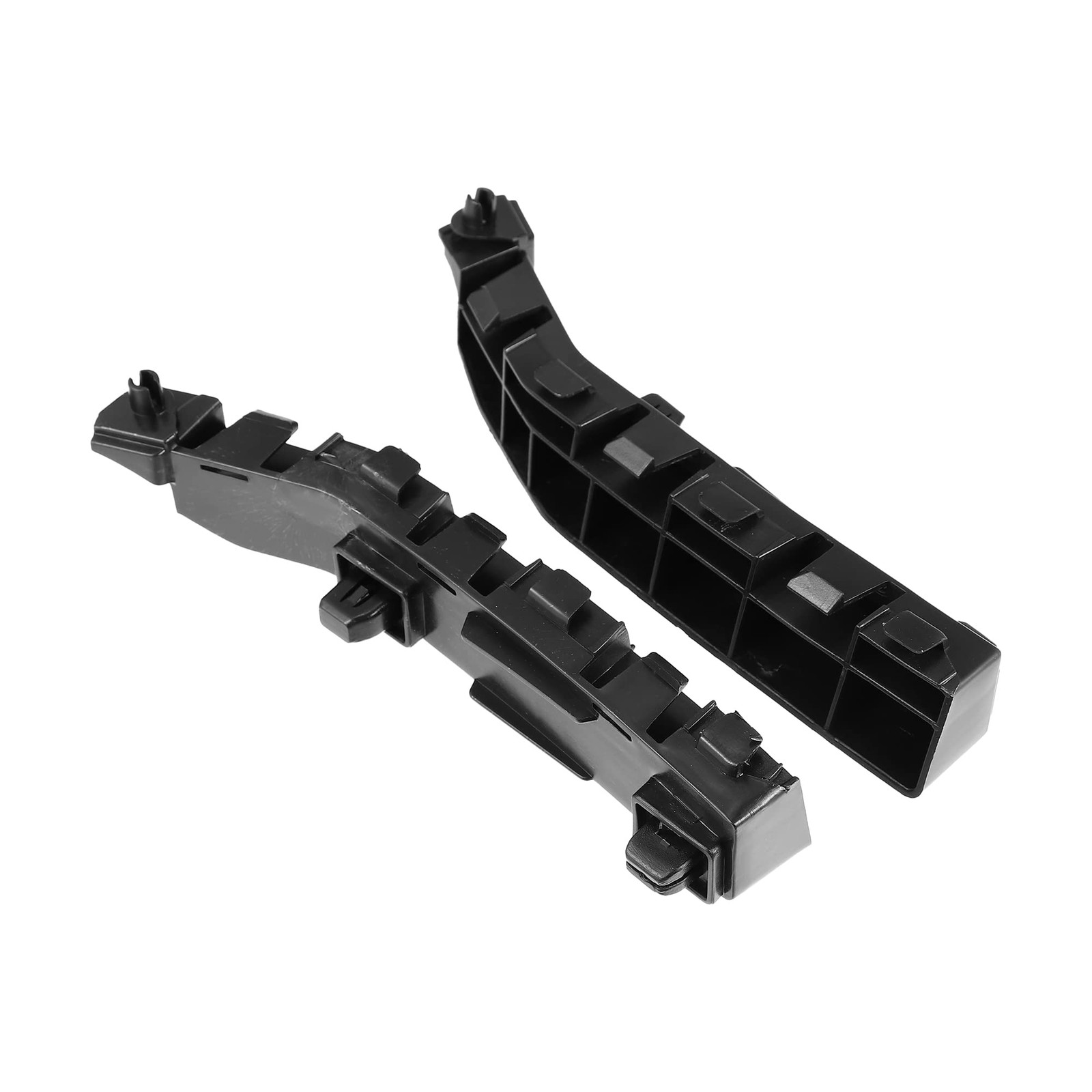 X AUTOHAUX 1 Pair Left and Right Side Front Bumper Bracket Mounting Black