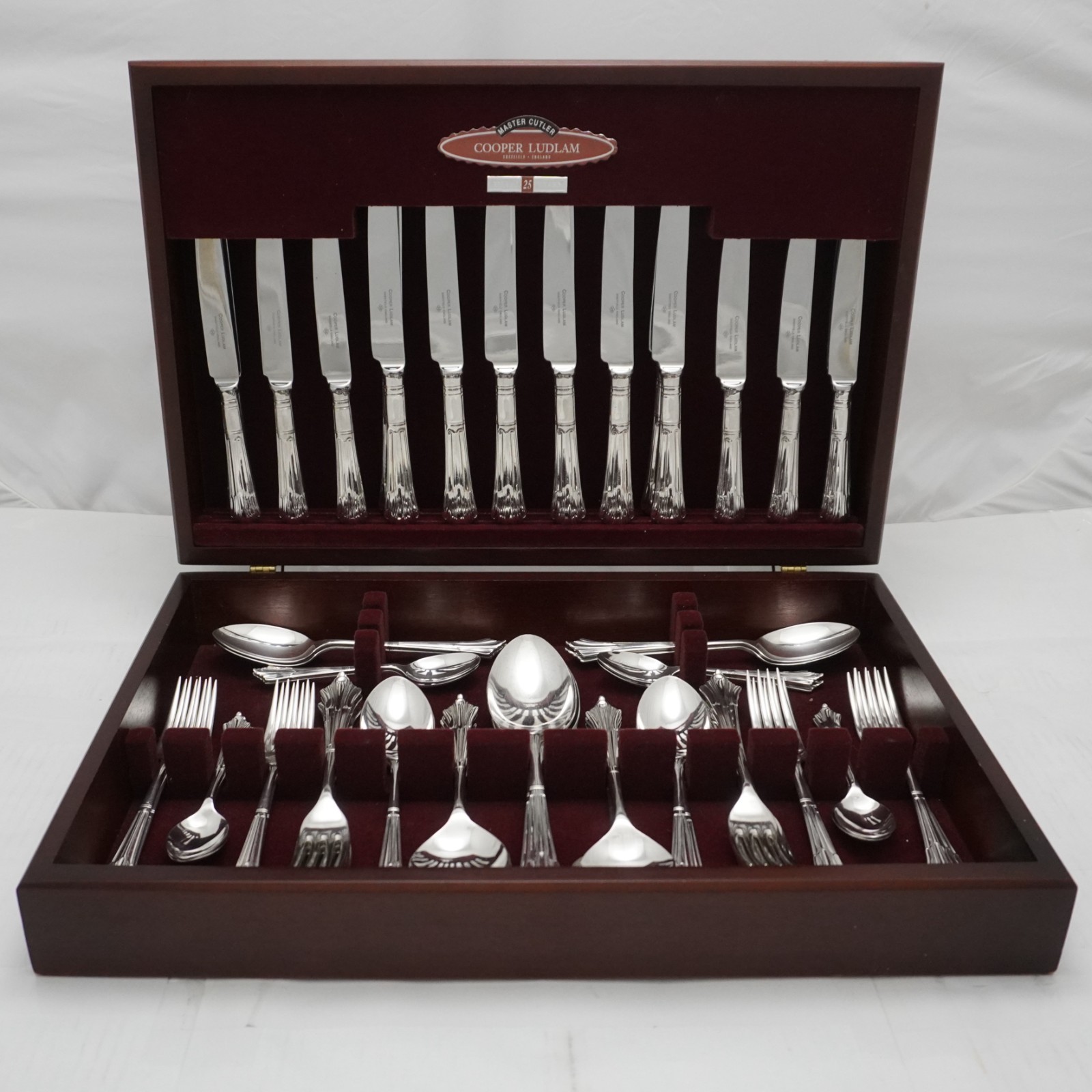 ALBANY Design Cooper Ludlam Silver Service 60 Piece Canteen of Cutlery Set