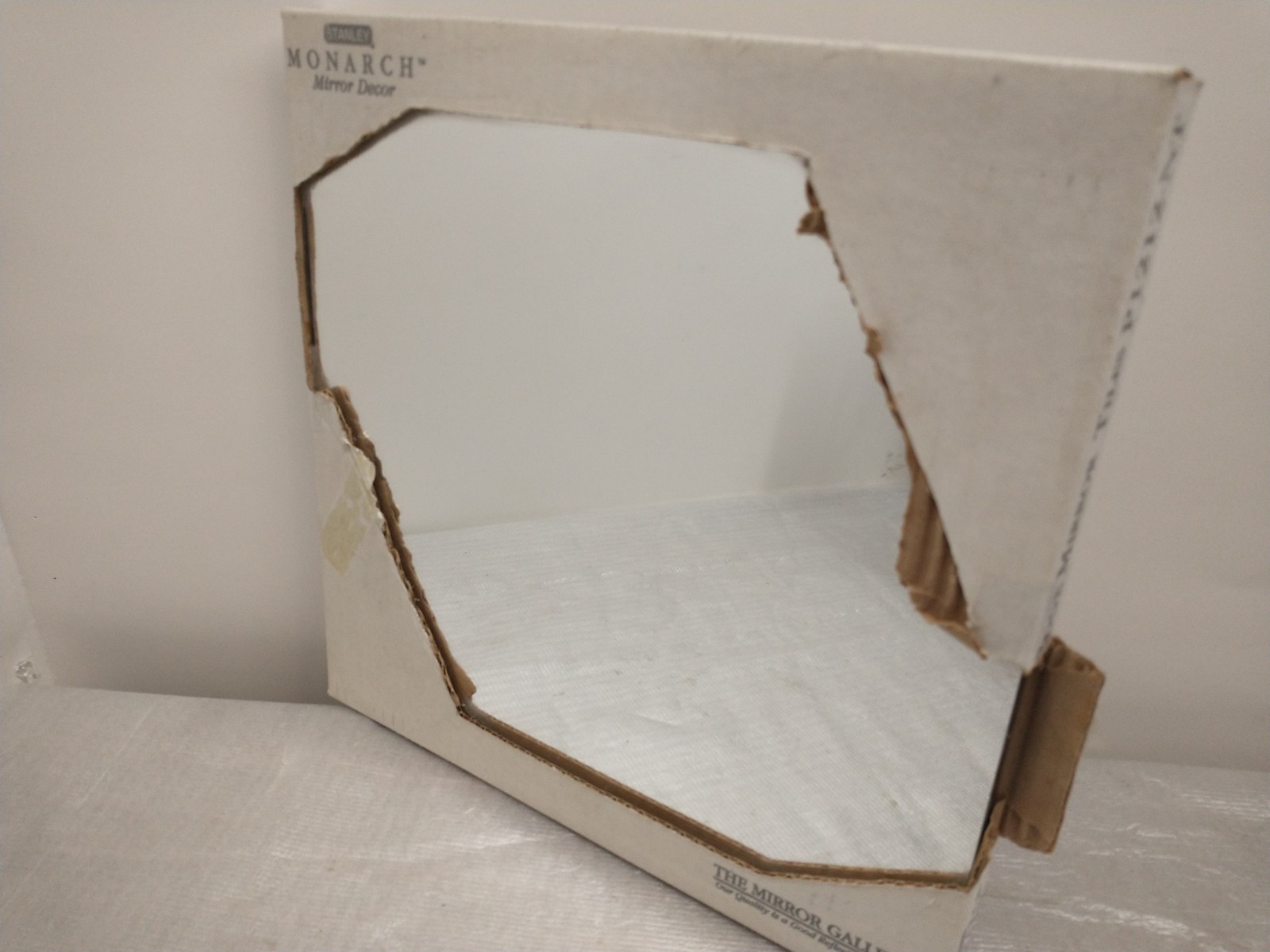 Stanley Monarch P1212-NT 12×12 Plain Edge Glass Mirror Tile Case Of 6 In Box NEW