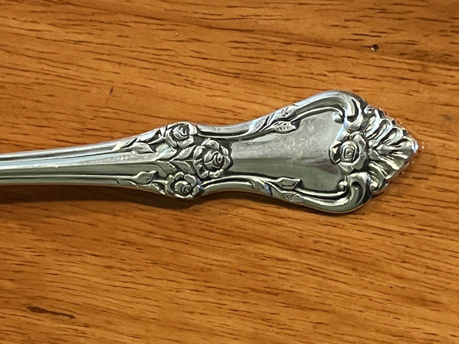 ONEIDA ~ AFTERGLOW ~ STERLING SILVER 6-1/2” SALAD FORK NO MONOGRAM .925 ~ 36g