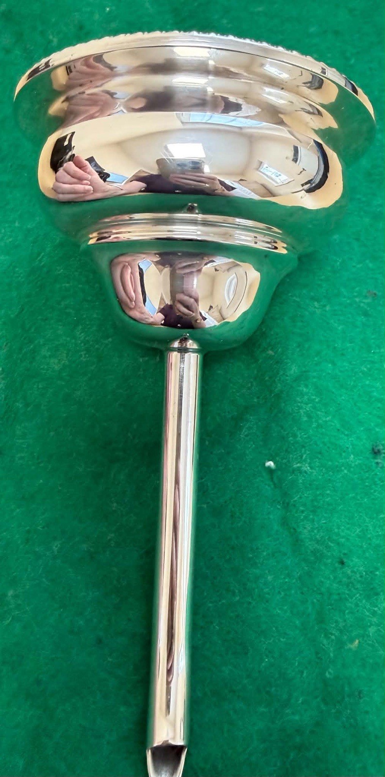 Antique Silver Plated Wine Funnel