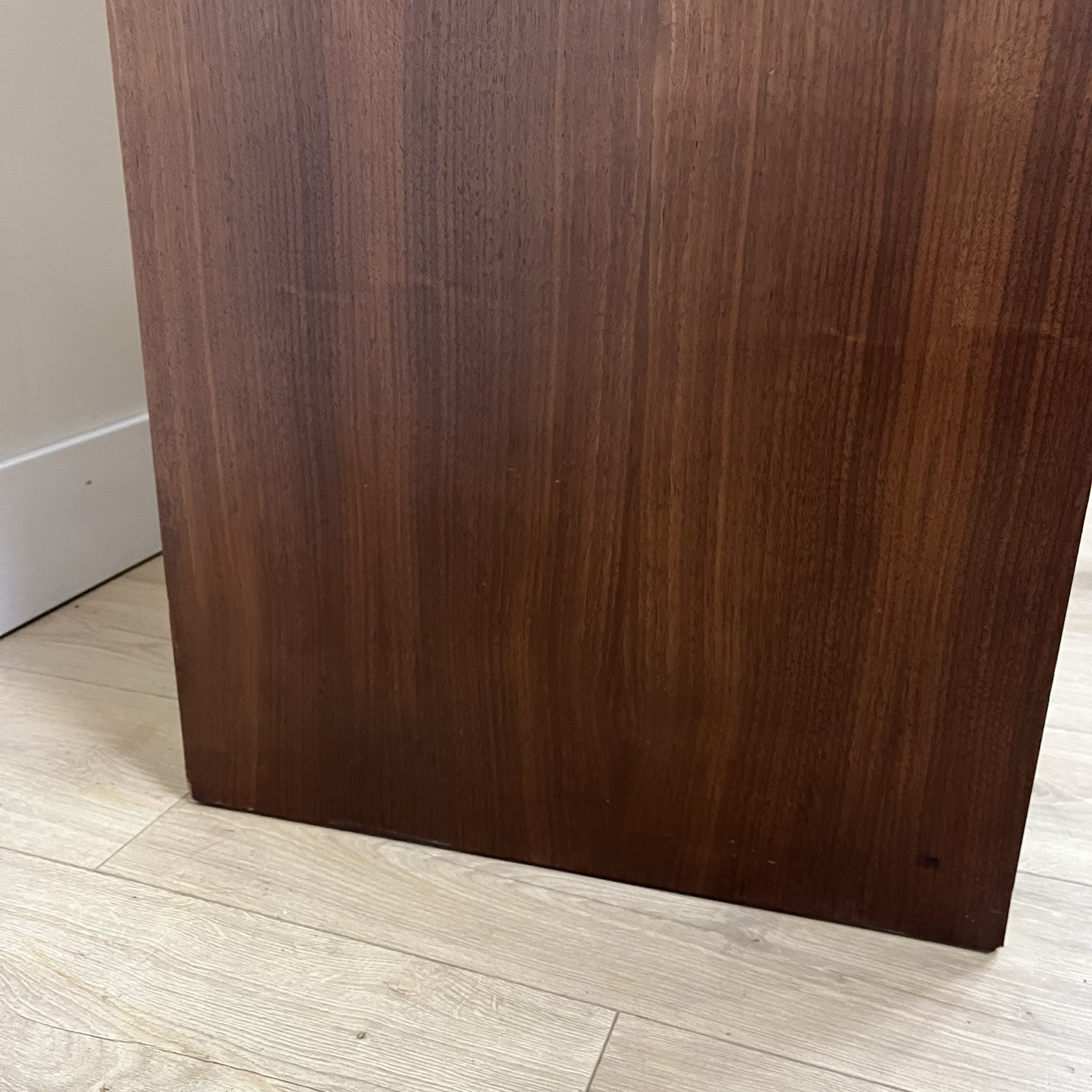 Dillingham Mid Century Bookmatched Highboy Dresser