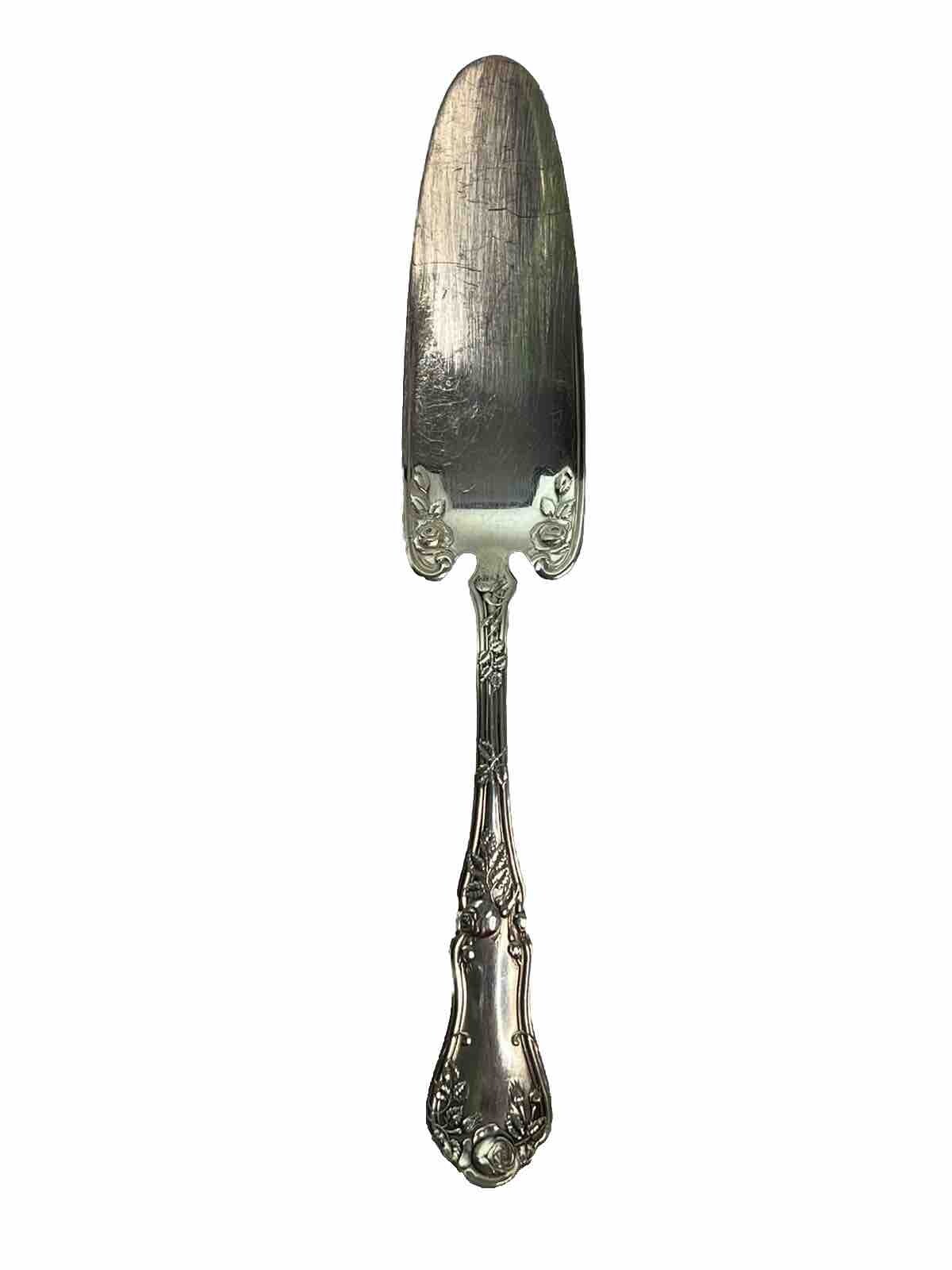 ROCKFORD Silver Co Silver Plate 1906 Rosemary Jelly/ Cake Server Antique READ