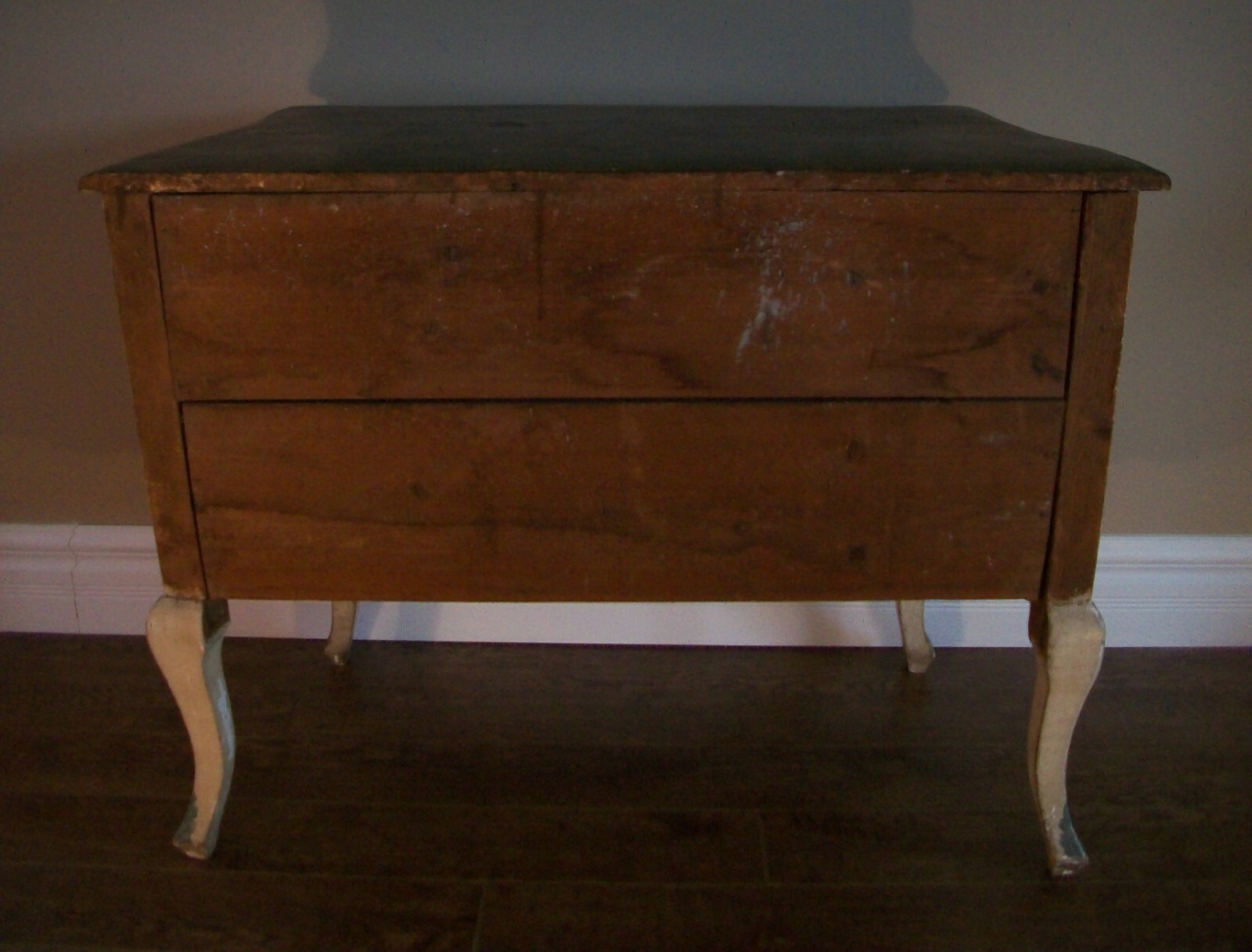 Italian Rococo Floral & Butterfly Painted Chest of Drawers – Mid 19th Century