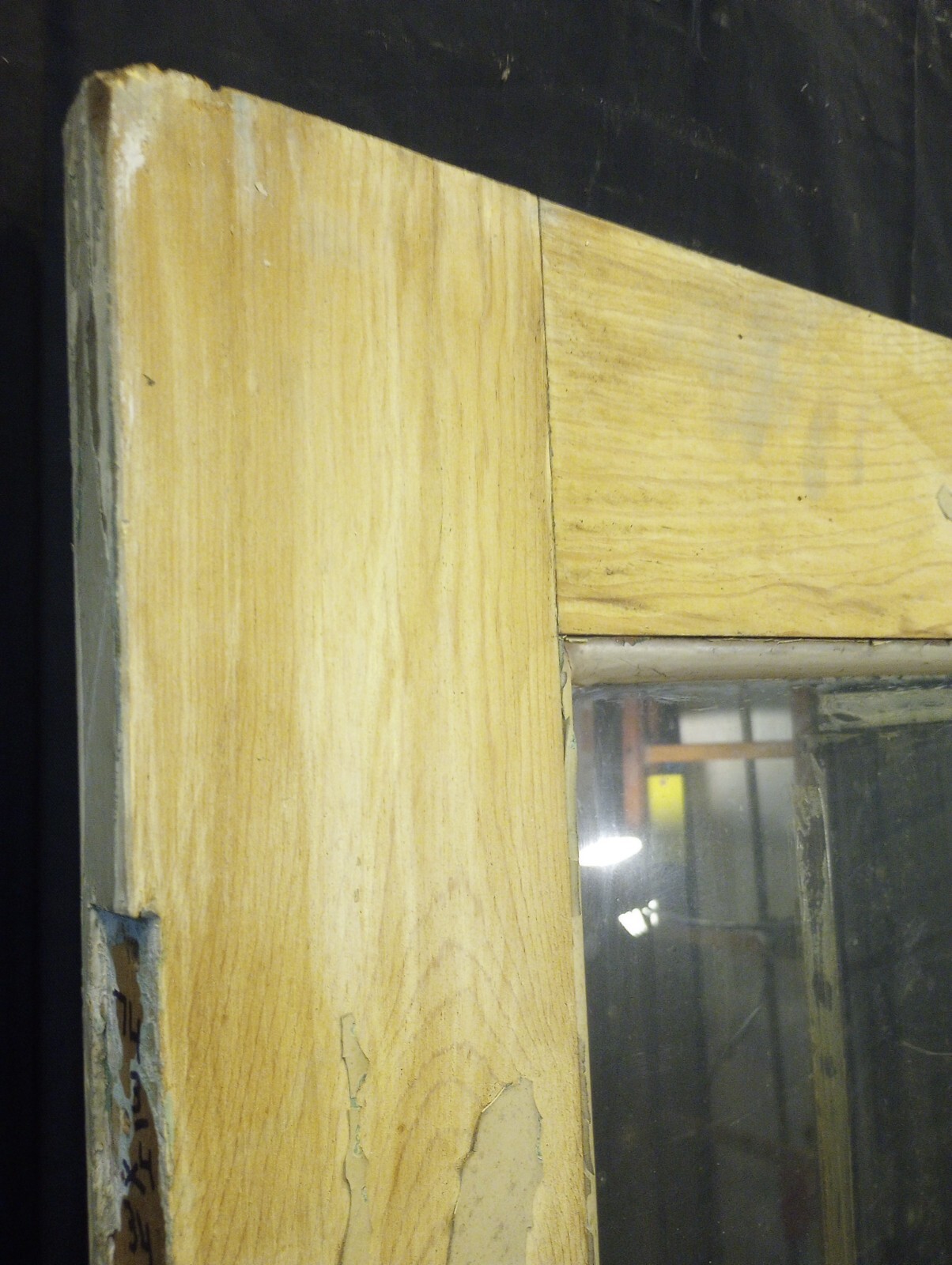 Half Glass & Flat Panel Interior Door 31 3/4″ x 74 1/2″
