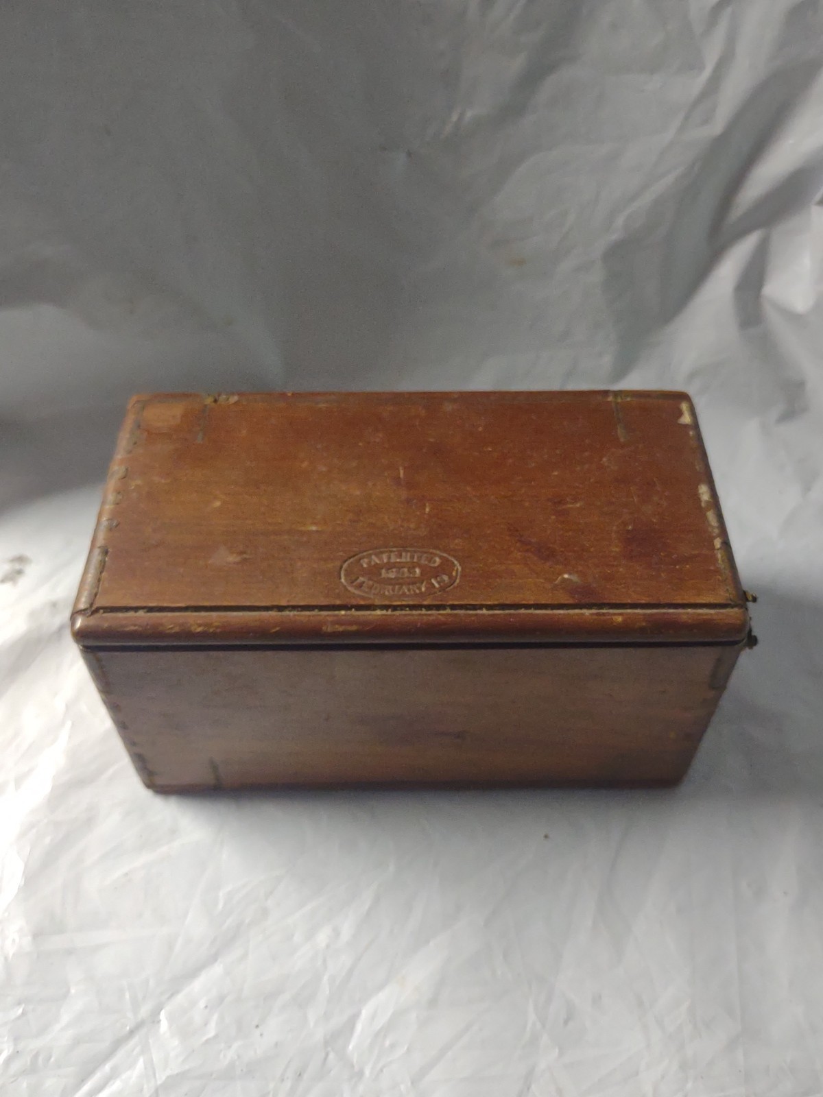 Singer Sewing Machine Puzzle Box w/ Attachments , Antique, 1889