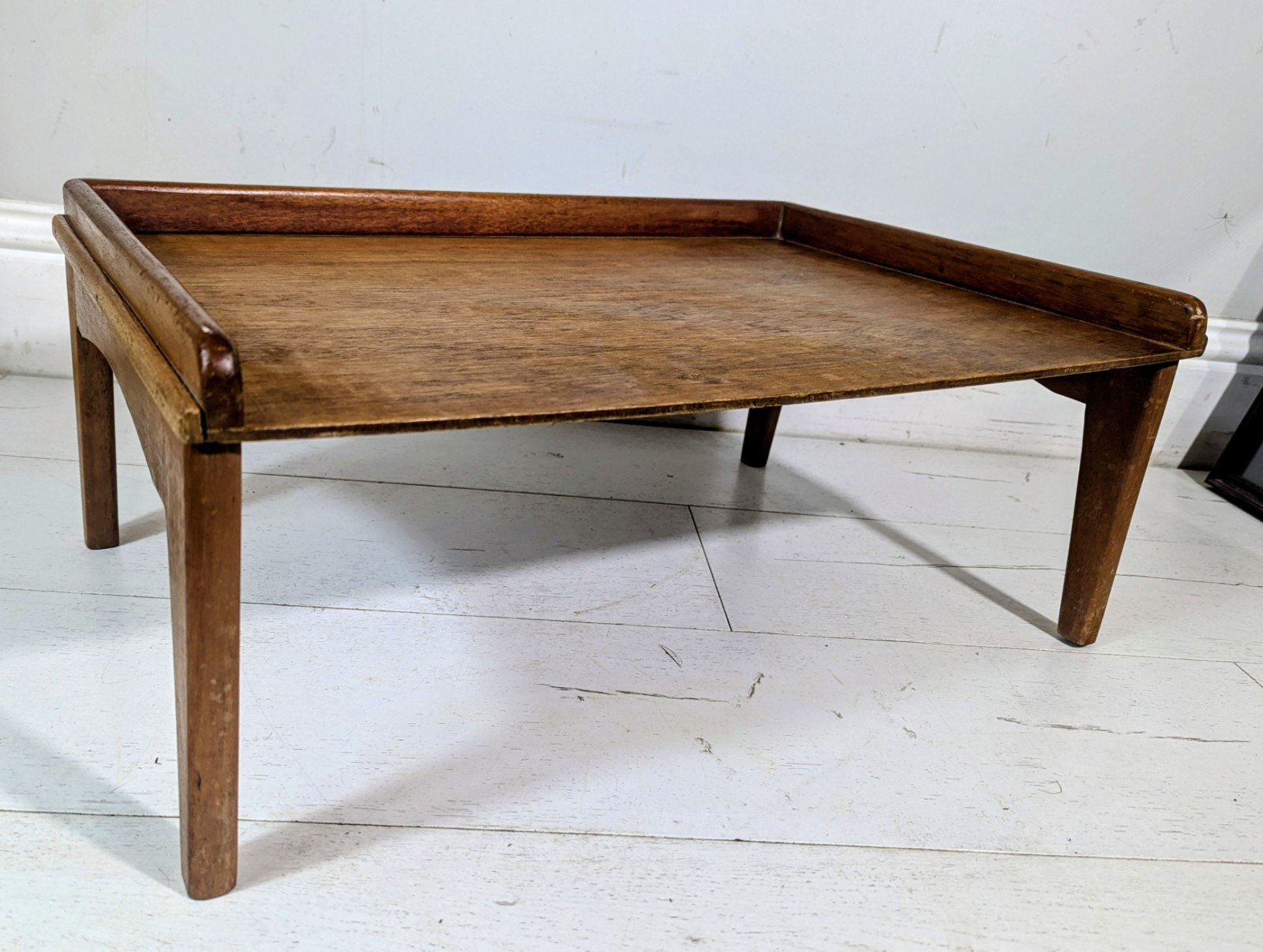 Retro Bed Tray Table With Folding Legs Vintage FREE POSTAGE