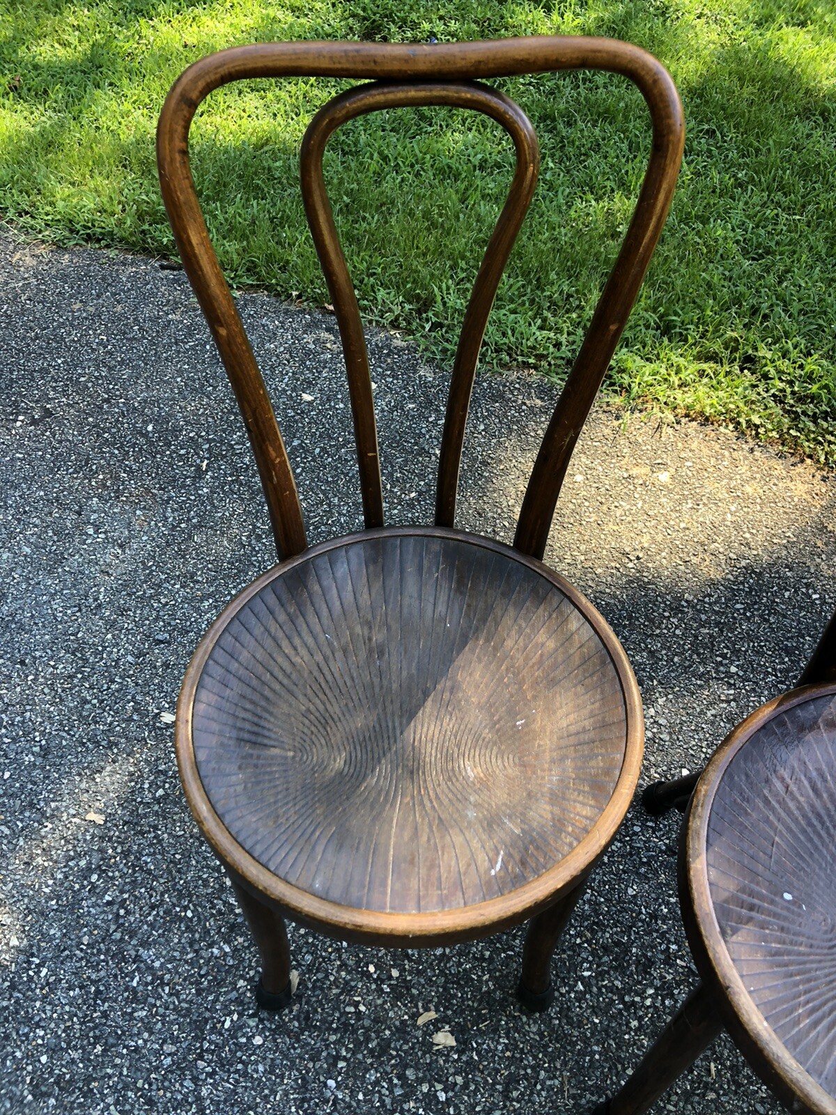 Antique Jacob & Joseph Kohn Mundus New York Bentwood Chairs Set Of 3, Wonderful!