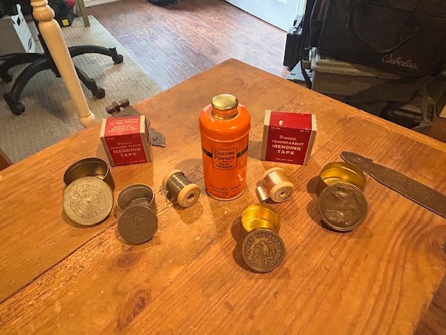 Antique Bookbinding & Archival Supply Lot:Gaylord, Dennison, Holmes Booth Hayden