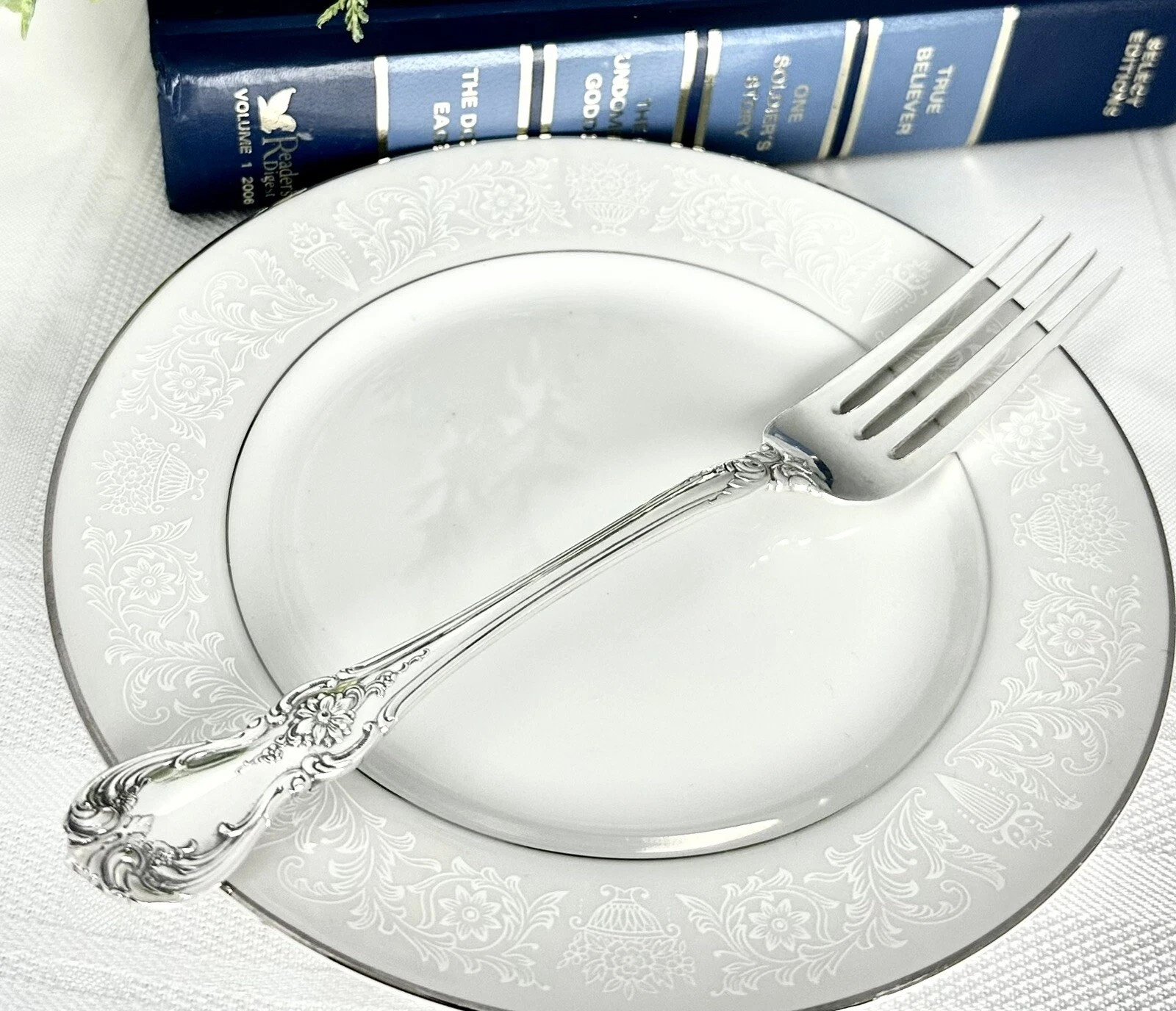 Towle Old Master Sterling Silver Dinner Fork 7 3/16″ Dinner Fork – NO MONO – 51G