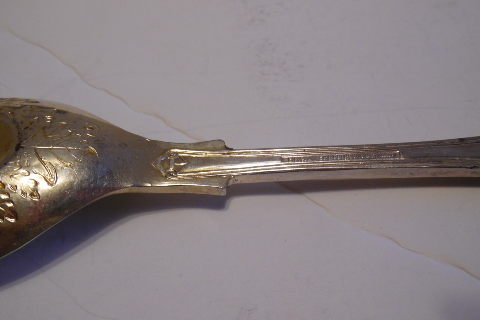 Sheffield E.P.S.A.1. 9″ Fruit Serving Fork England item#55