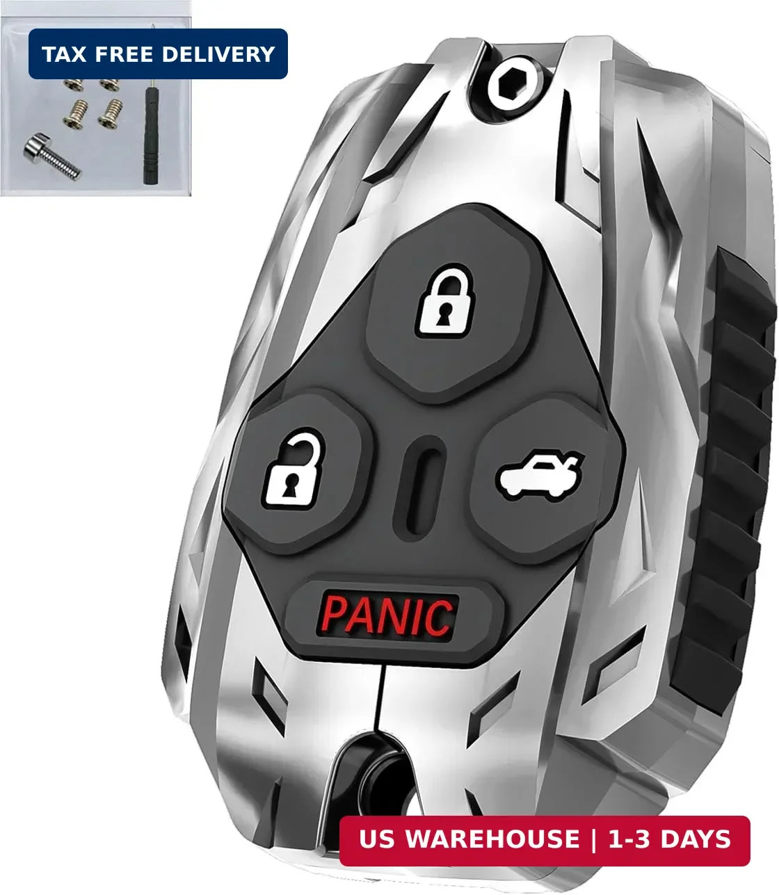 No Cutting Required – Upgraded Key Fob Shell Case for Honda Accord 2003-2012 / C