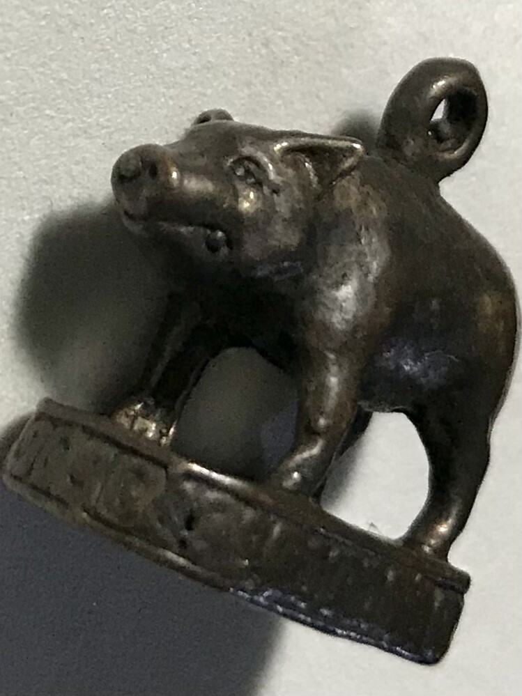 PIG PHRA LP RARE OLD THAI BUDDHA AMULET PENDANT MAGIC ANCIENT IDOL#10