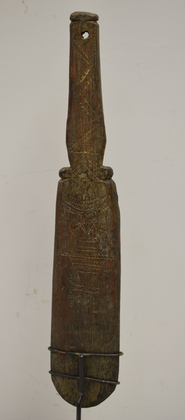 Papua new Guinea Laddle Wooden Etched Siassi Wooden Etched Ladle