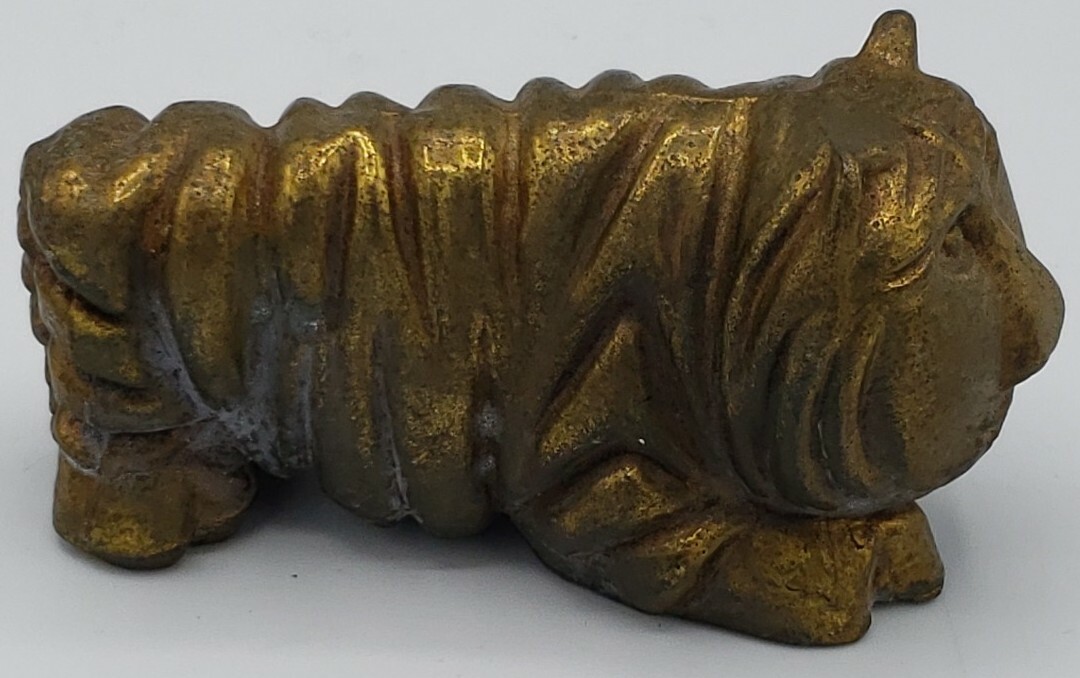 Midcentury Modern Brass Cat Tiger Lion Lisa Larson Style Amazing