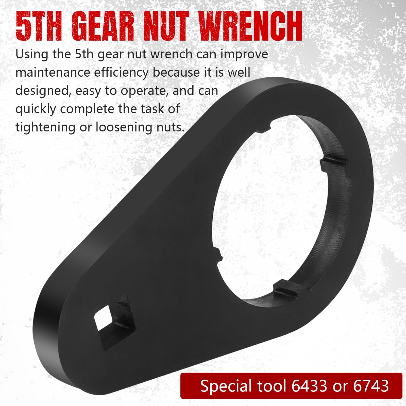 Dexepe 5th Gear Lock Nut Retainer Kit & 1/2″ Drive Mainshaft 5th Gear Nut Wre…