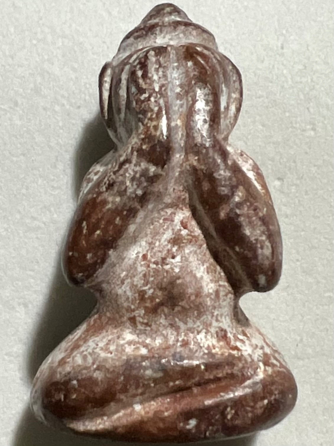 PHRA PIDTA LP RARE OLD THAI BUDDHA AMULET PENDANT MAGIC ANCIENT IDOL#430