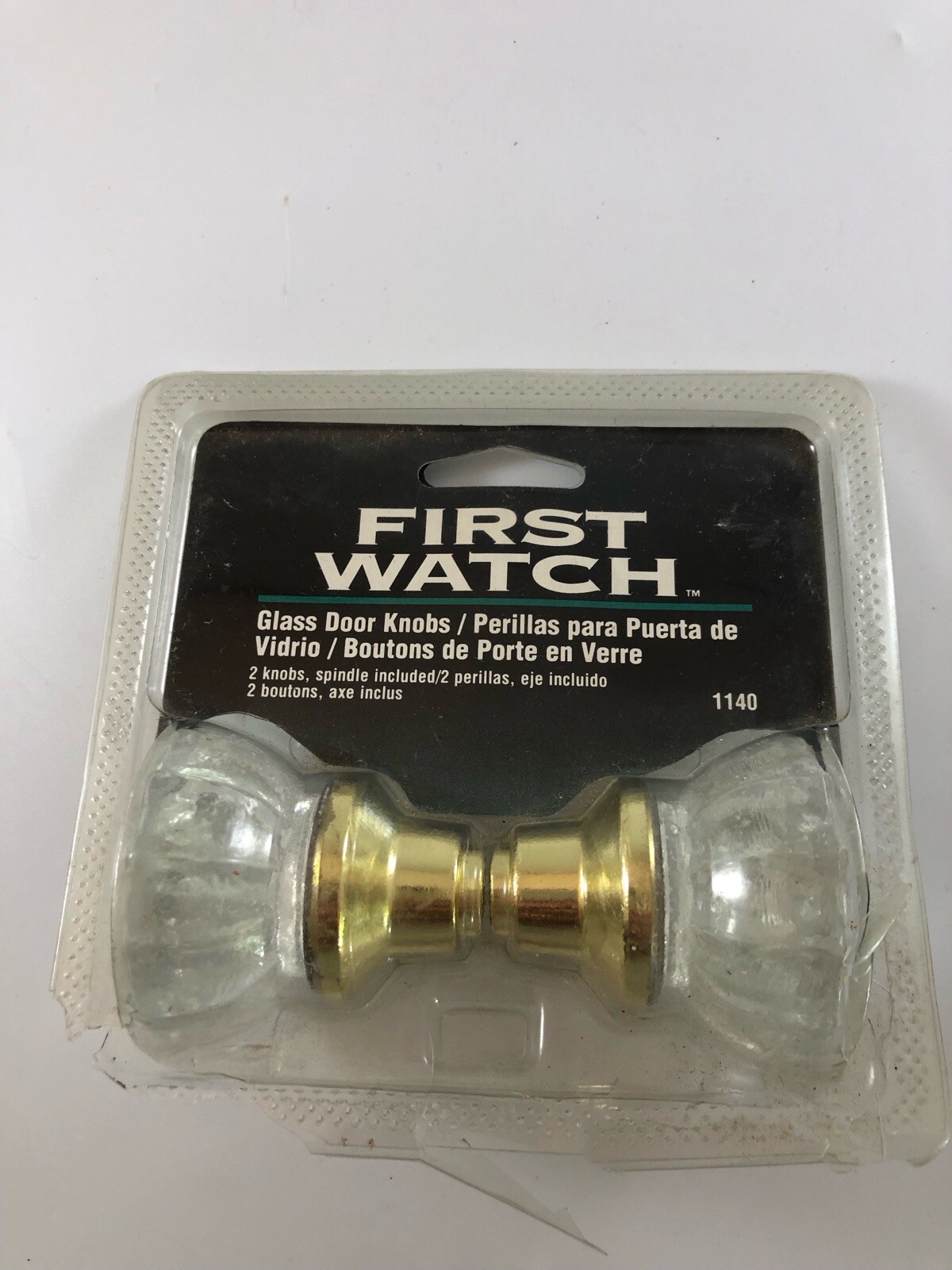 First Watch Glass Door Knobs- F6.4