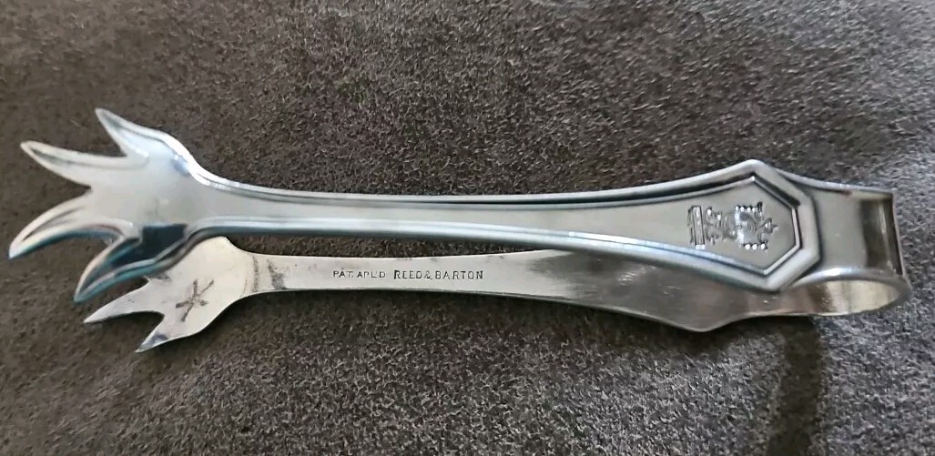 Vintage Hotel Olmsted Cleveland Ohio Sugar/Ice Tongs By Reed & Barton