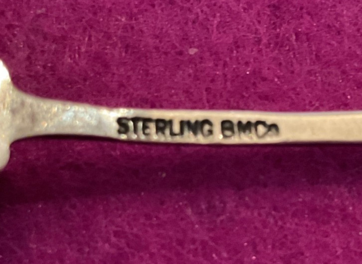 Bermuda Enamel Flag United Kingdom England 4″ Sterling Souvenir Spoon by BMCo