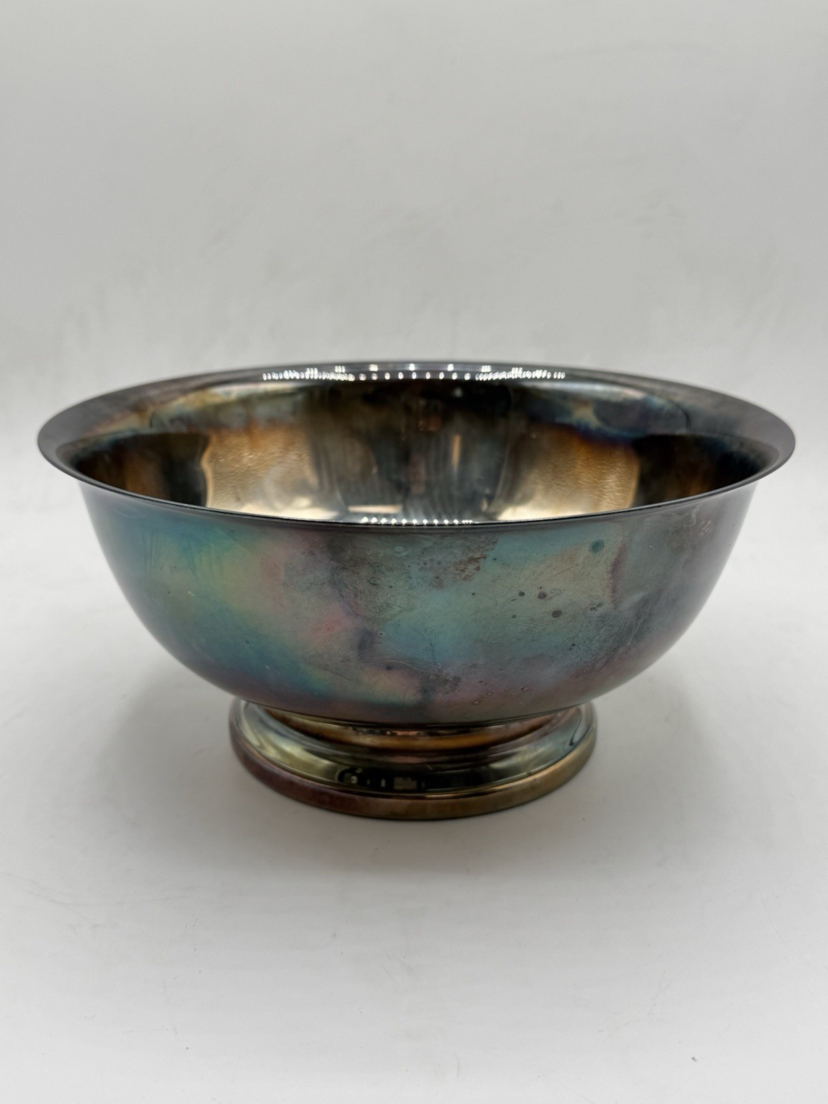 Vintage JE Caldwell 8” Footed Silver Pedestal Bowl : Estate Find Read