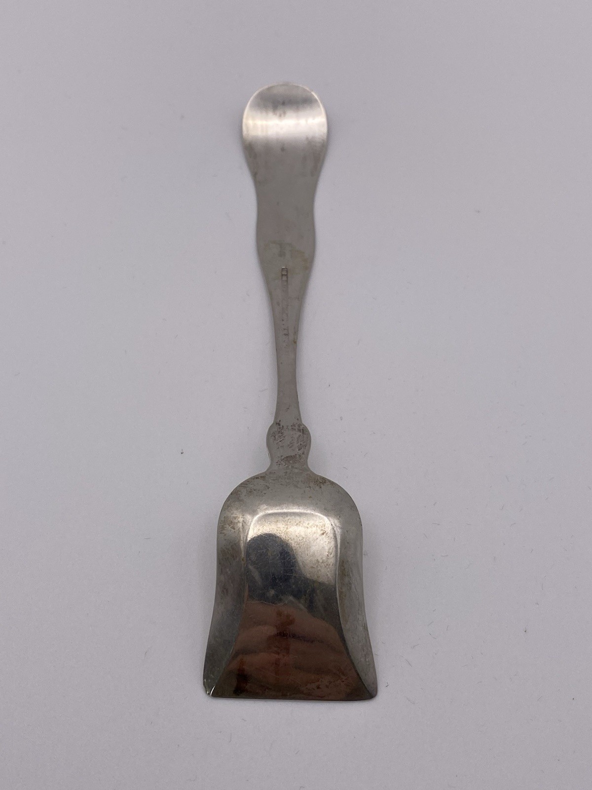 Neat Coin Silver Tea Caddy Spoon