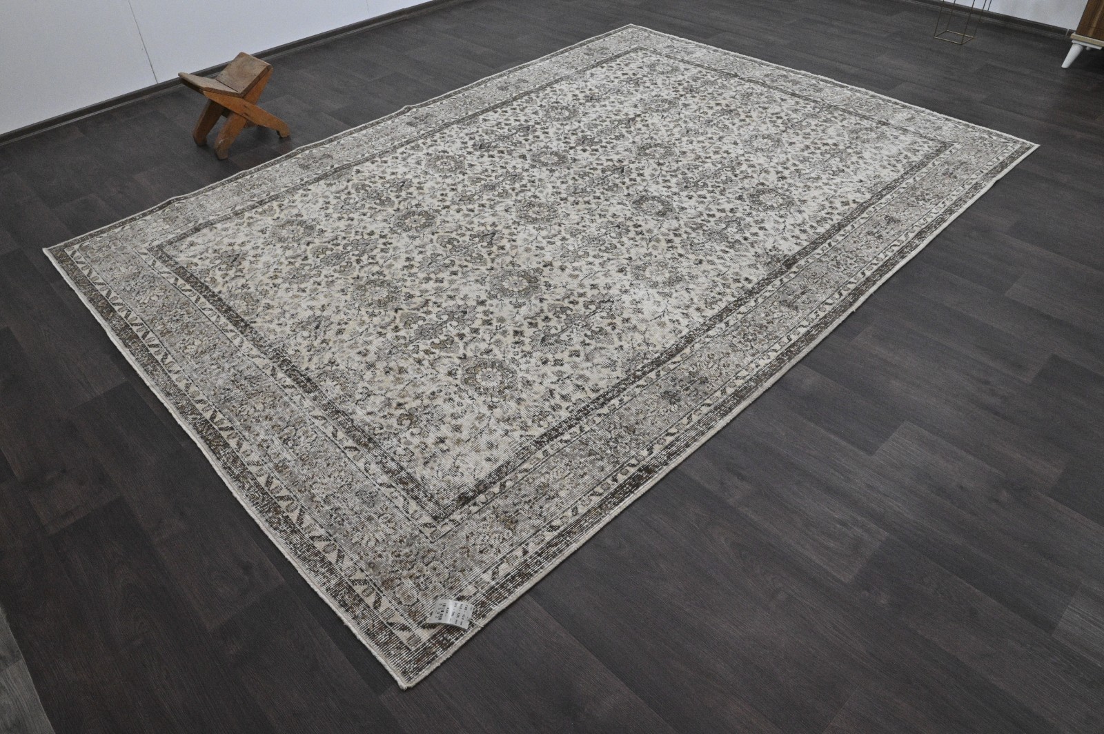 Oushak Turkish Vintage Rug 7×10 Kilim Rug Anatolian Handmade Boho Decor BEIGE