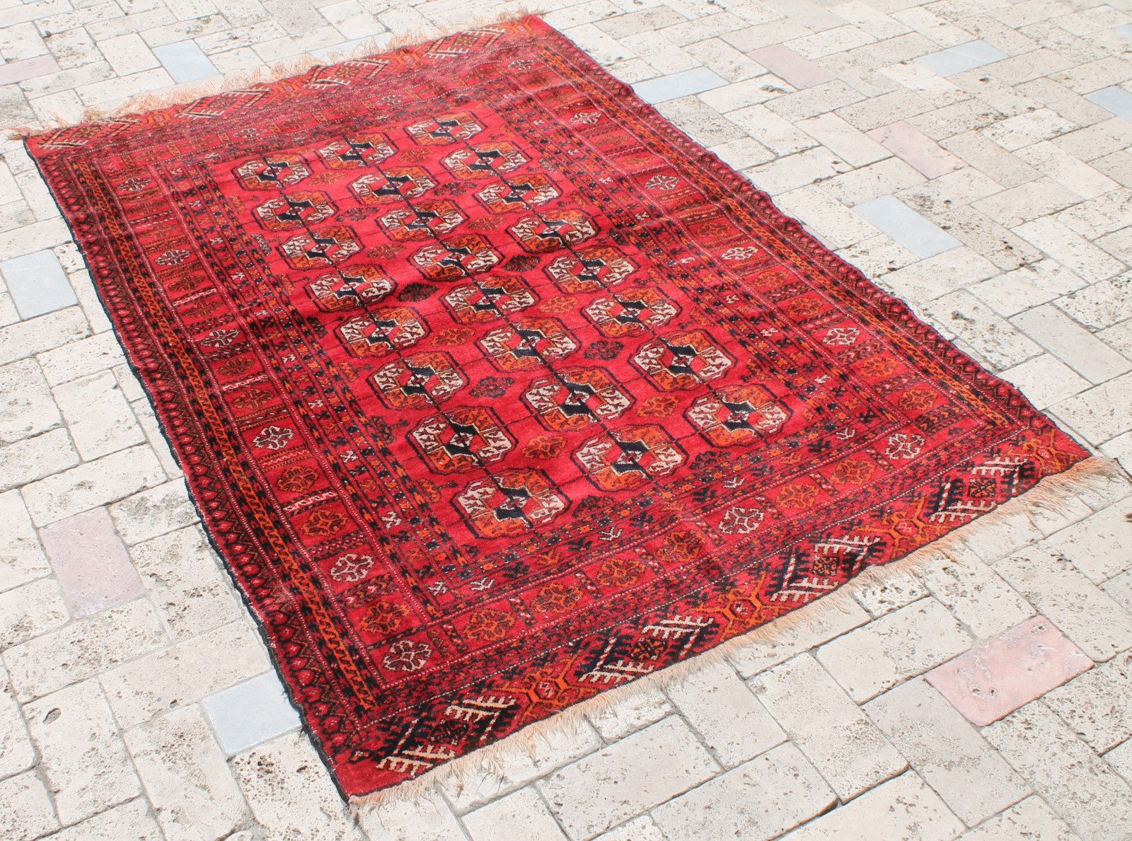 Turkoman Rug 45”x68” Hand Woven Carpet 117x175cm