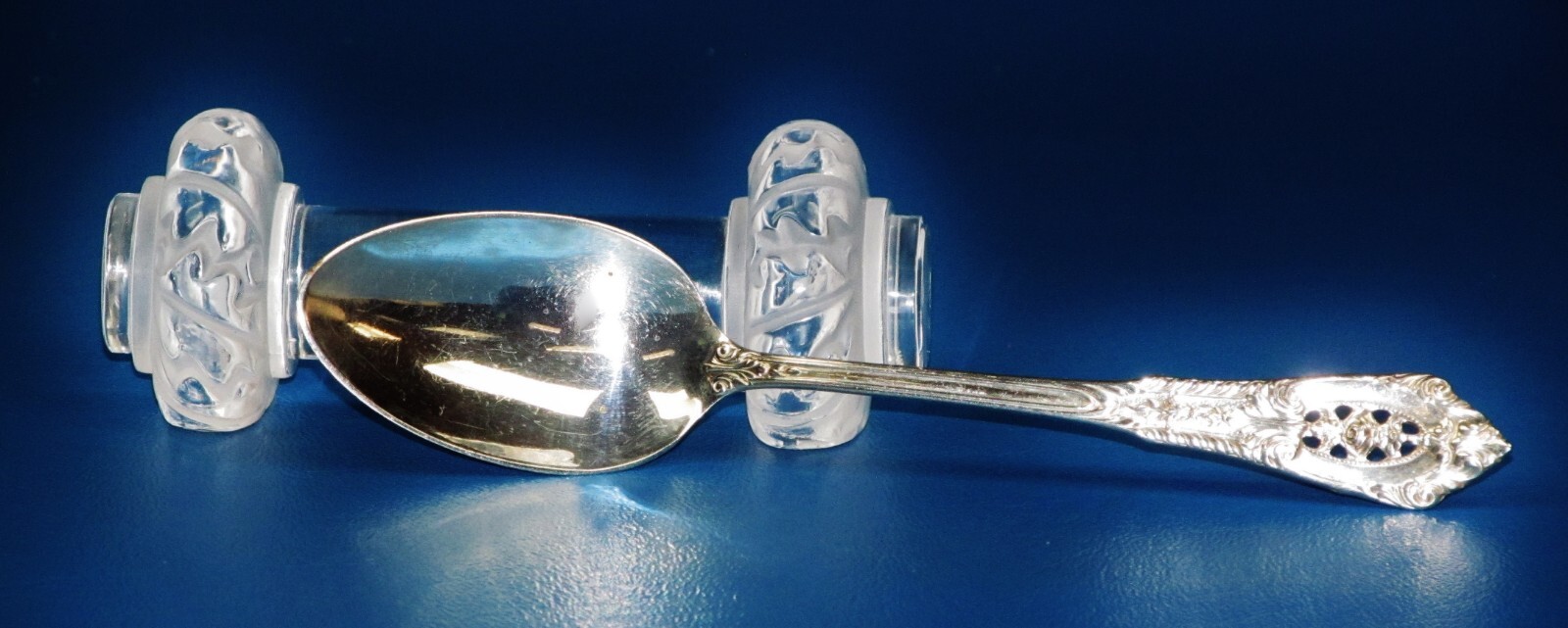 Rose Point by Wallace Sterling Silver Coffee Spoon, 5 3/8″ L